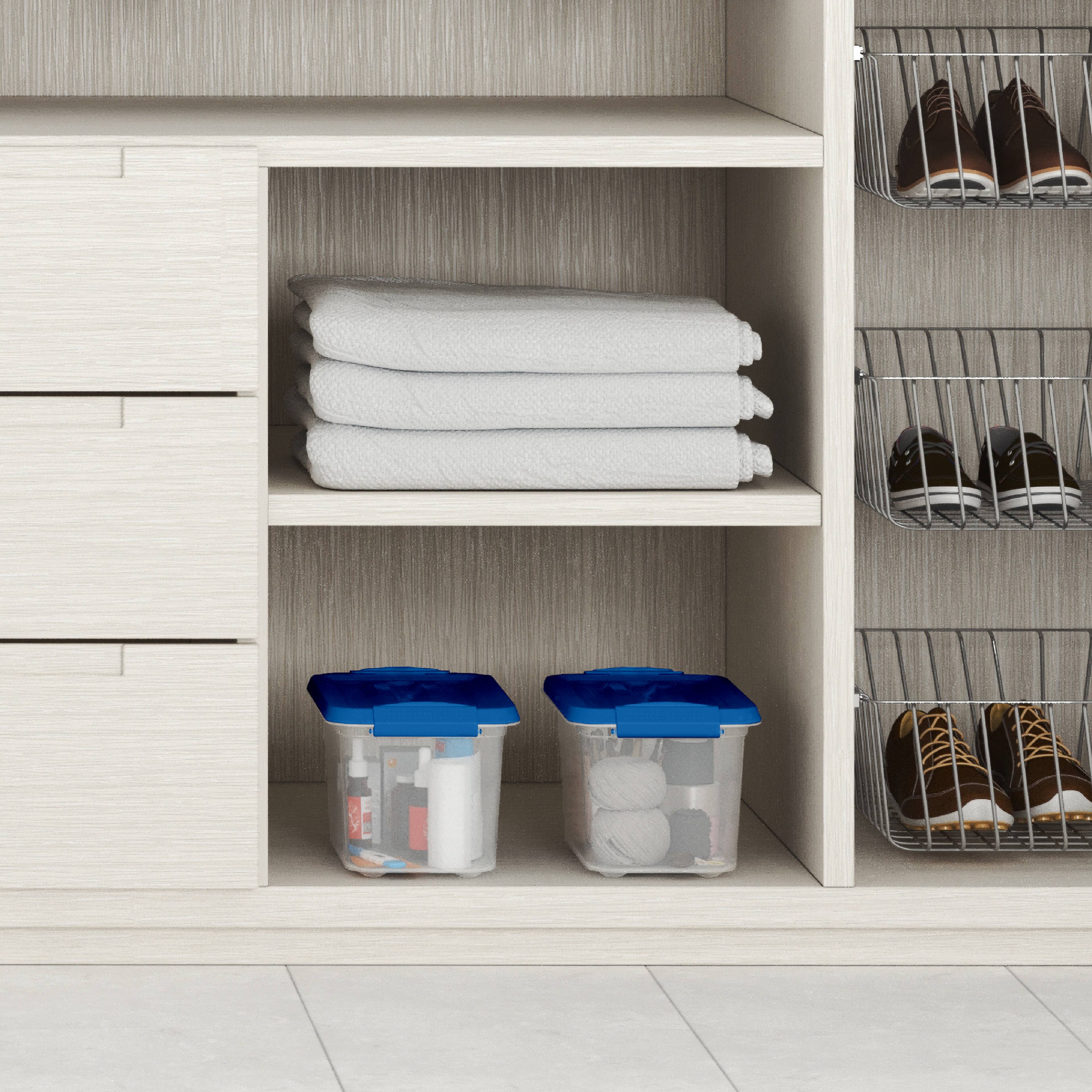 6.2qt. Latchmate Storage Boxes, 5ct. by Simply Tidy™