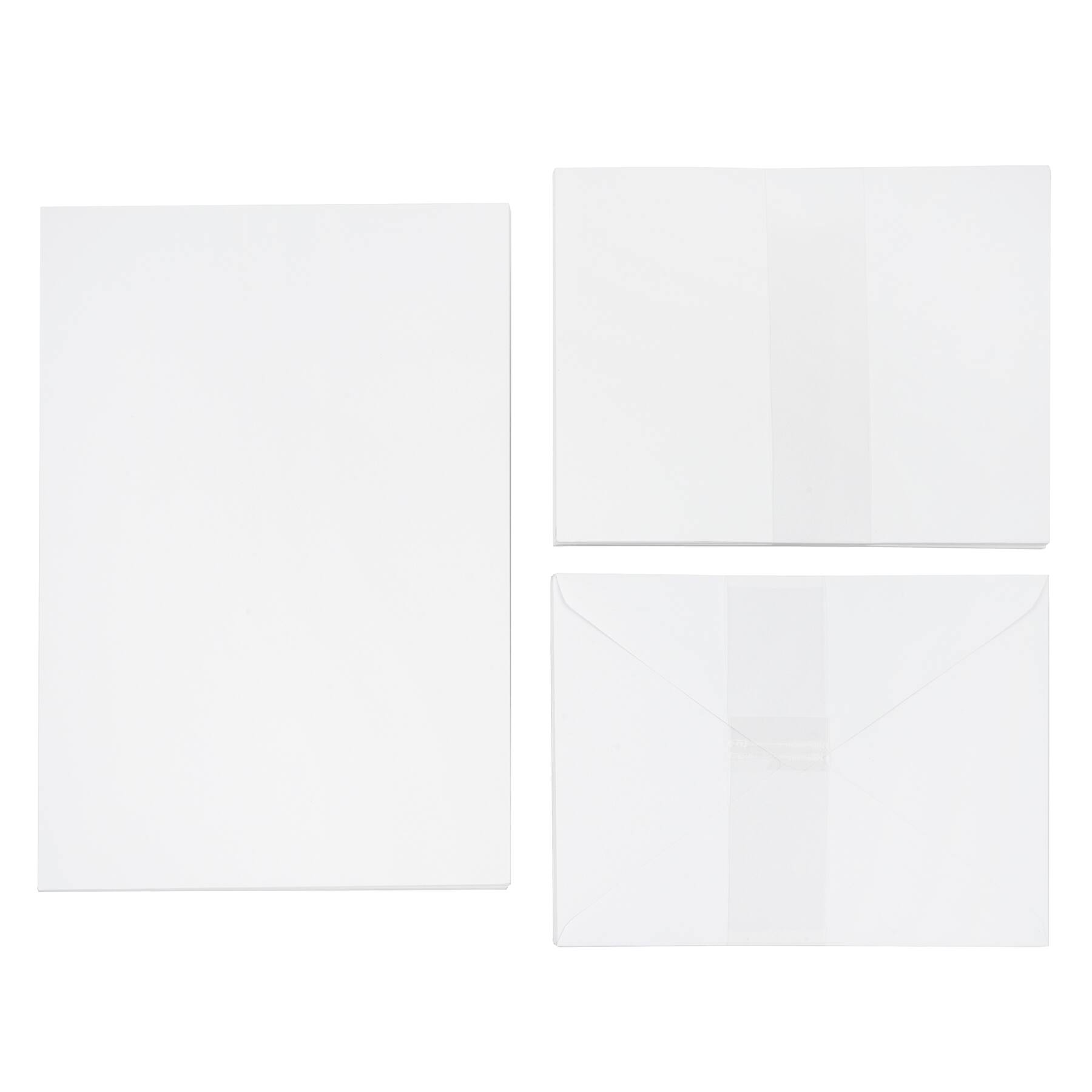 Small White Cards & Envelopes by Recollections®, 4" x 5.5"