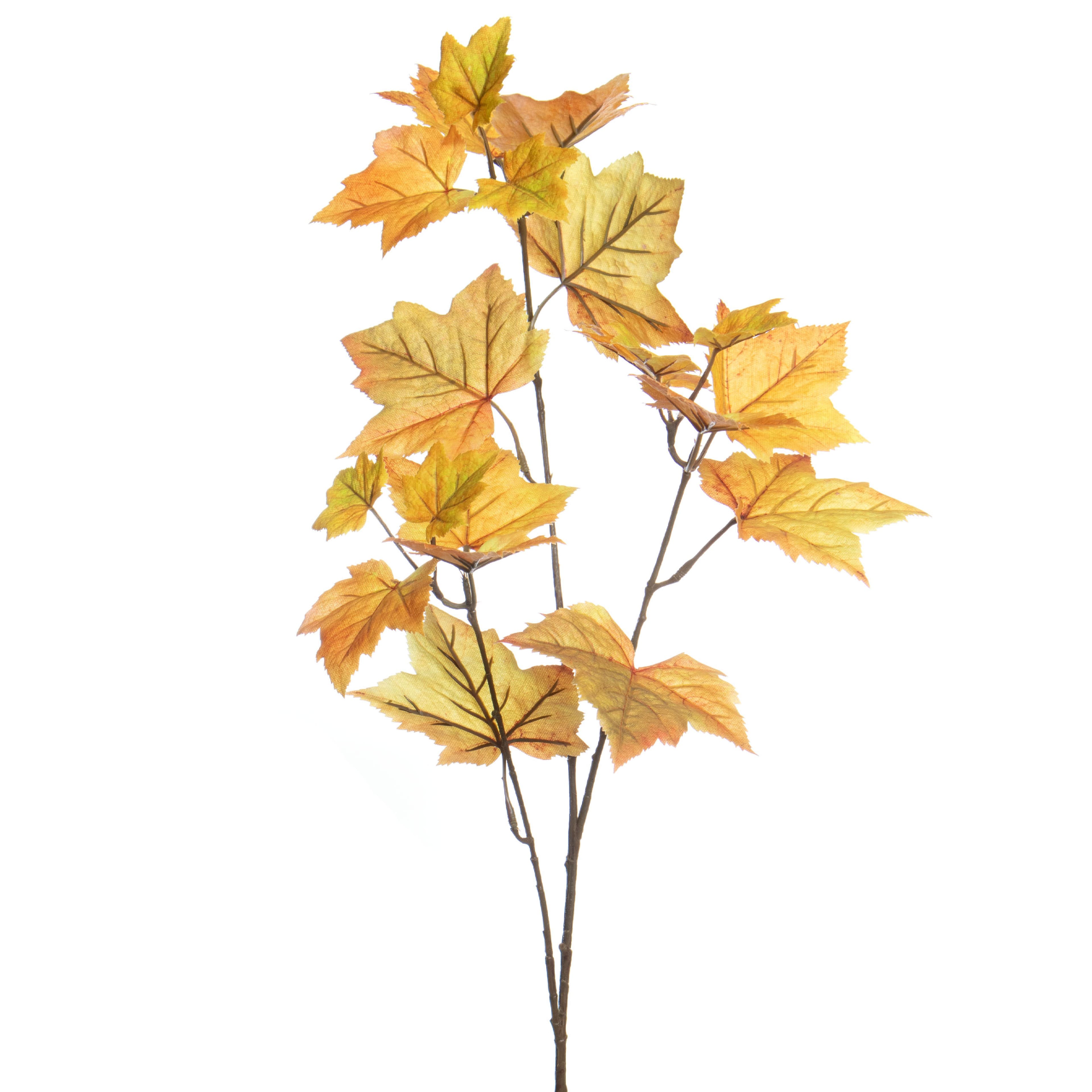35&#x22; Orange Maple Leaf Stem by Ashland&#xAE;