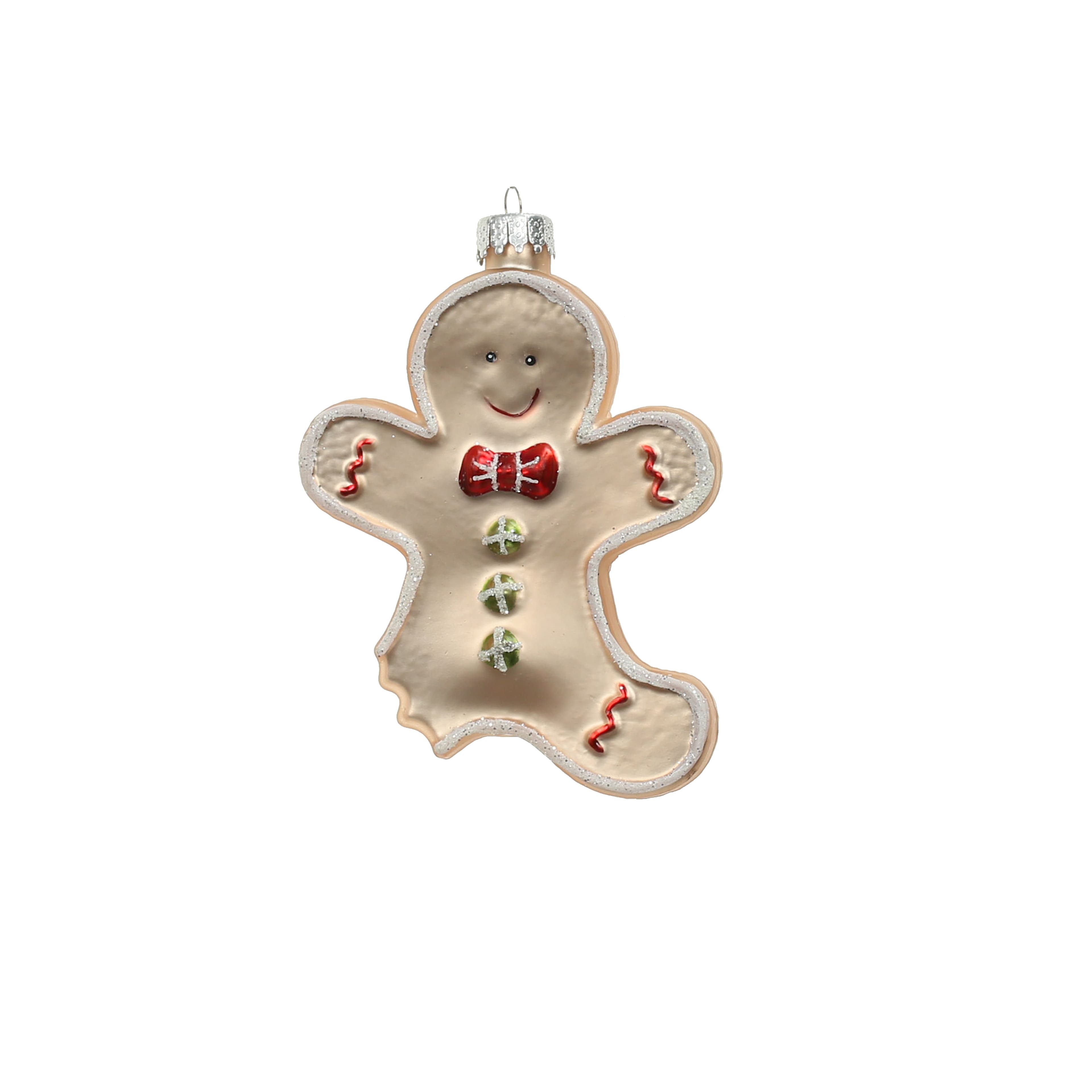 4&#x22; Gingerbread Cookie with Bite Glass Ornament by Ashland&#xAE;