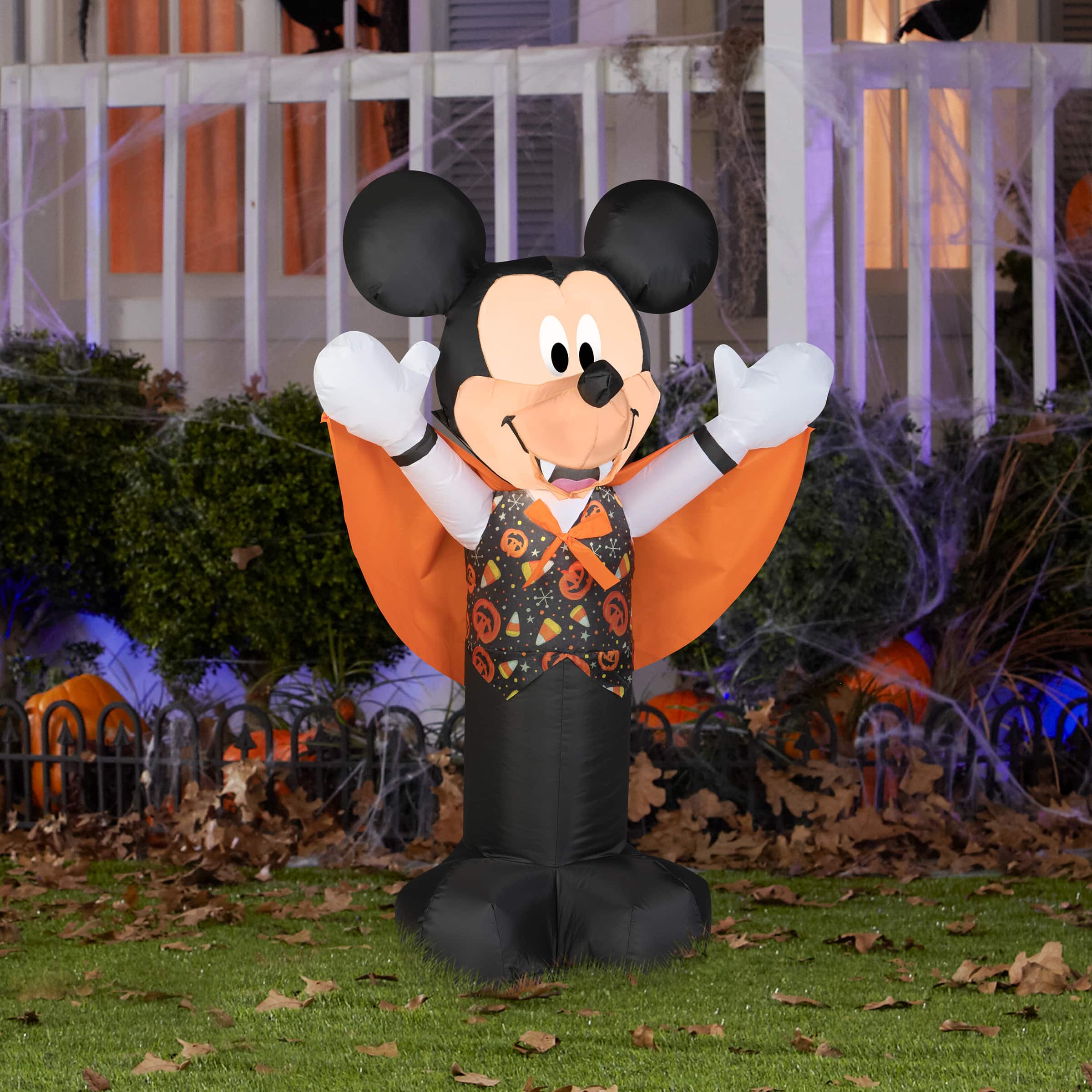 42&#x22; Inflatable Mickey Mouse Halloween Vampire