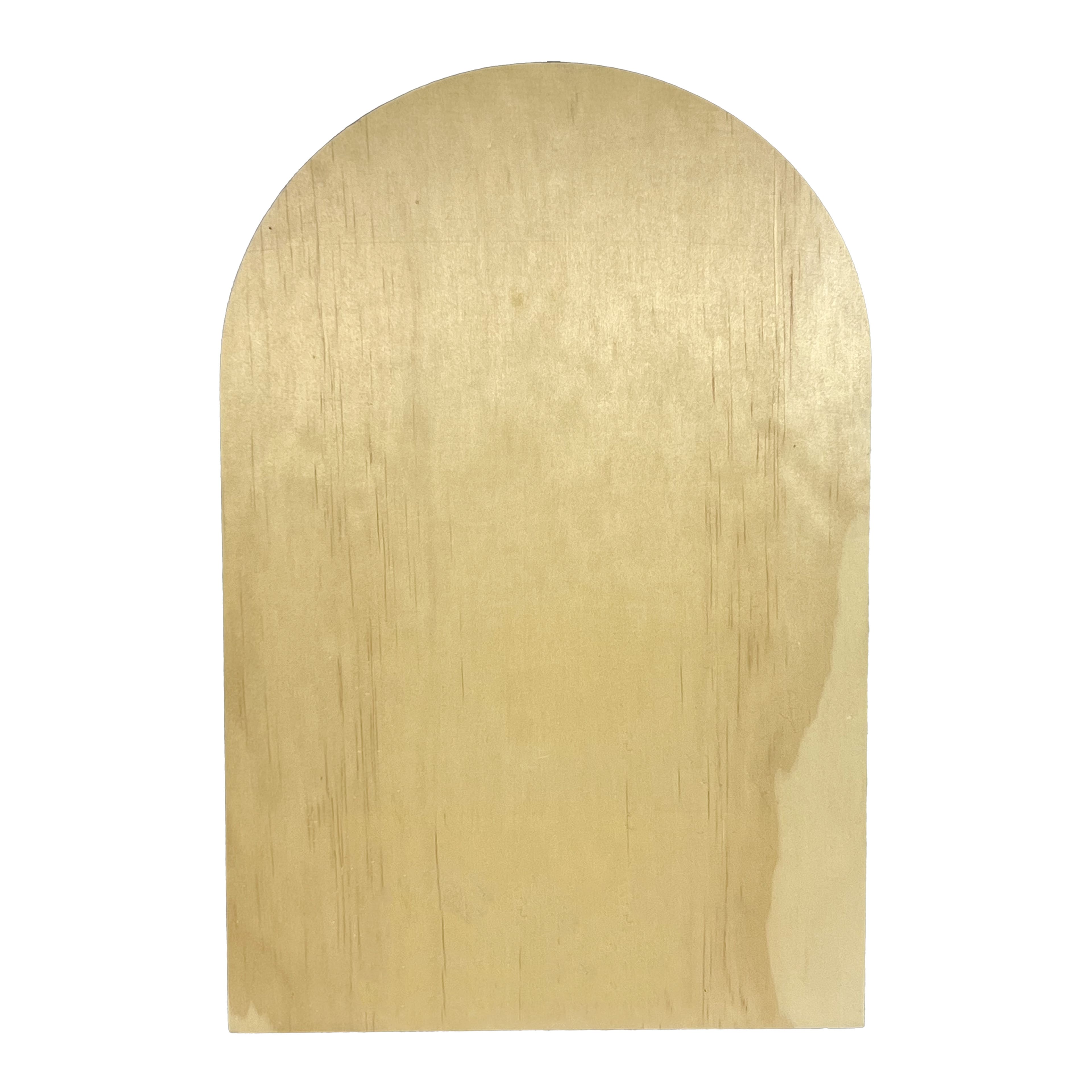 Unfinished Wood Arch Sign