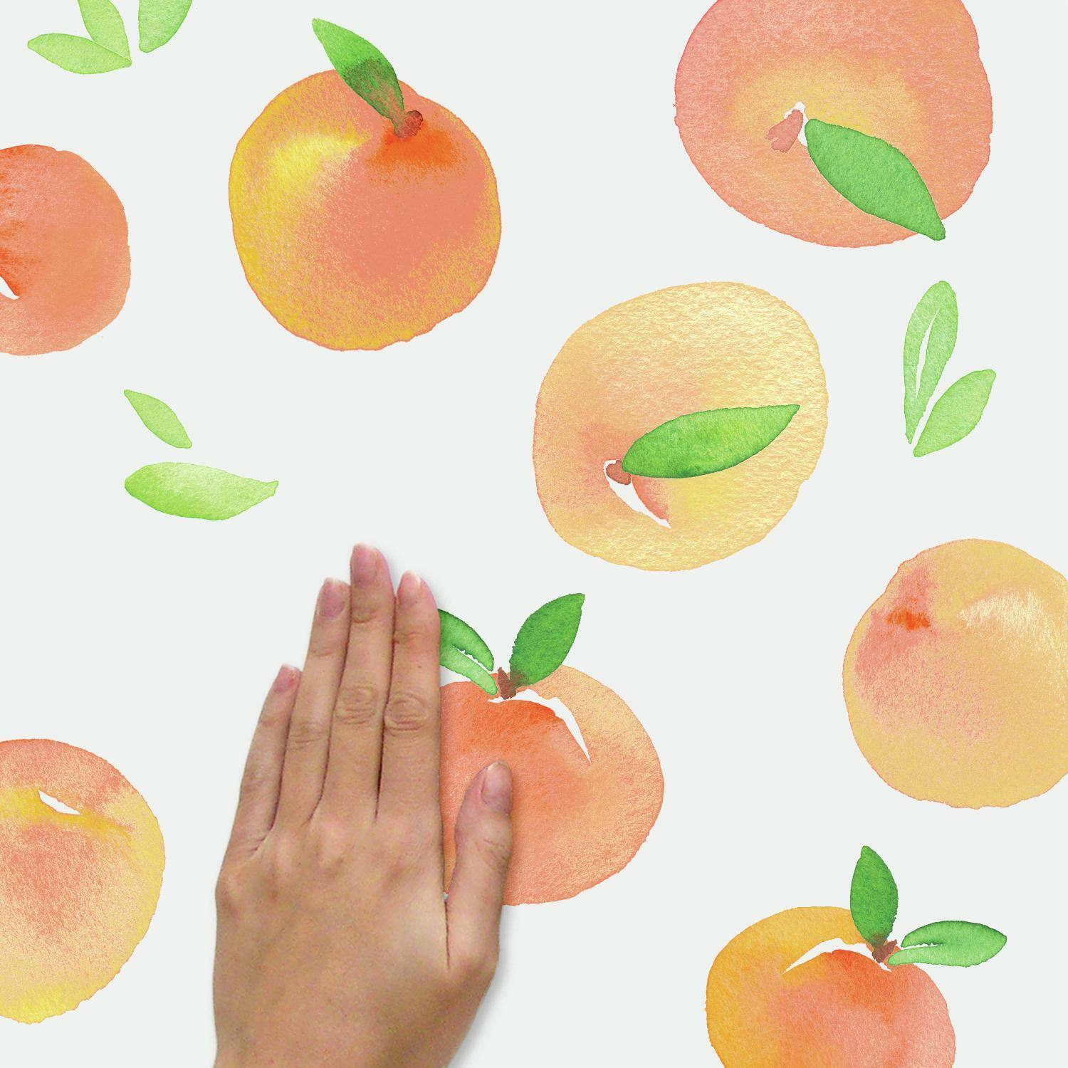 RoomMates Sweet Peaches Peel &#x26; Stick Wall Decals