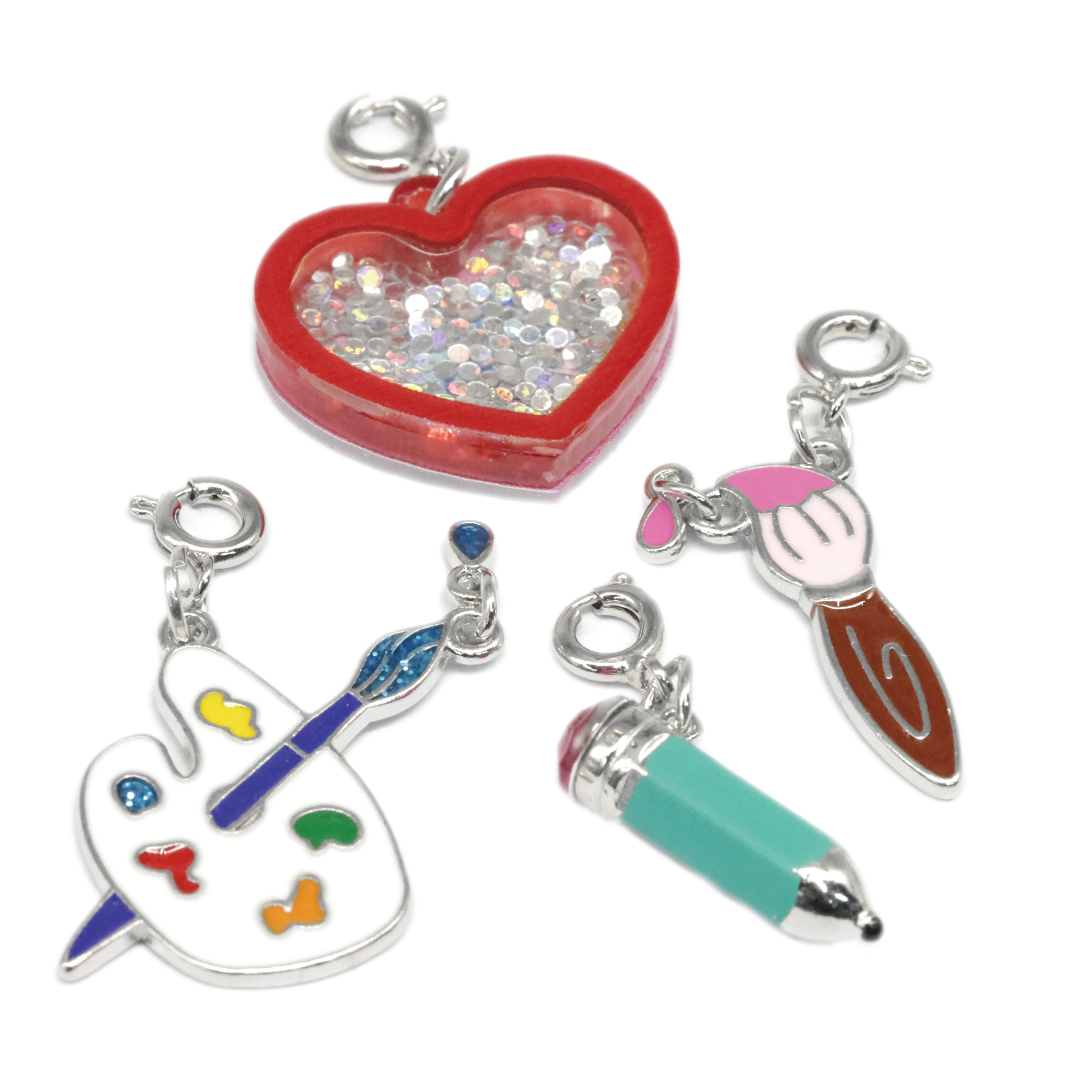 12 Packs: 4 ct. (48 total) Visual Arts Charms by Creatology&#x2122;