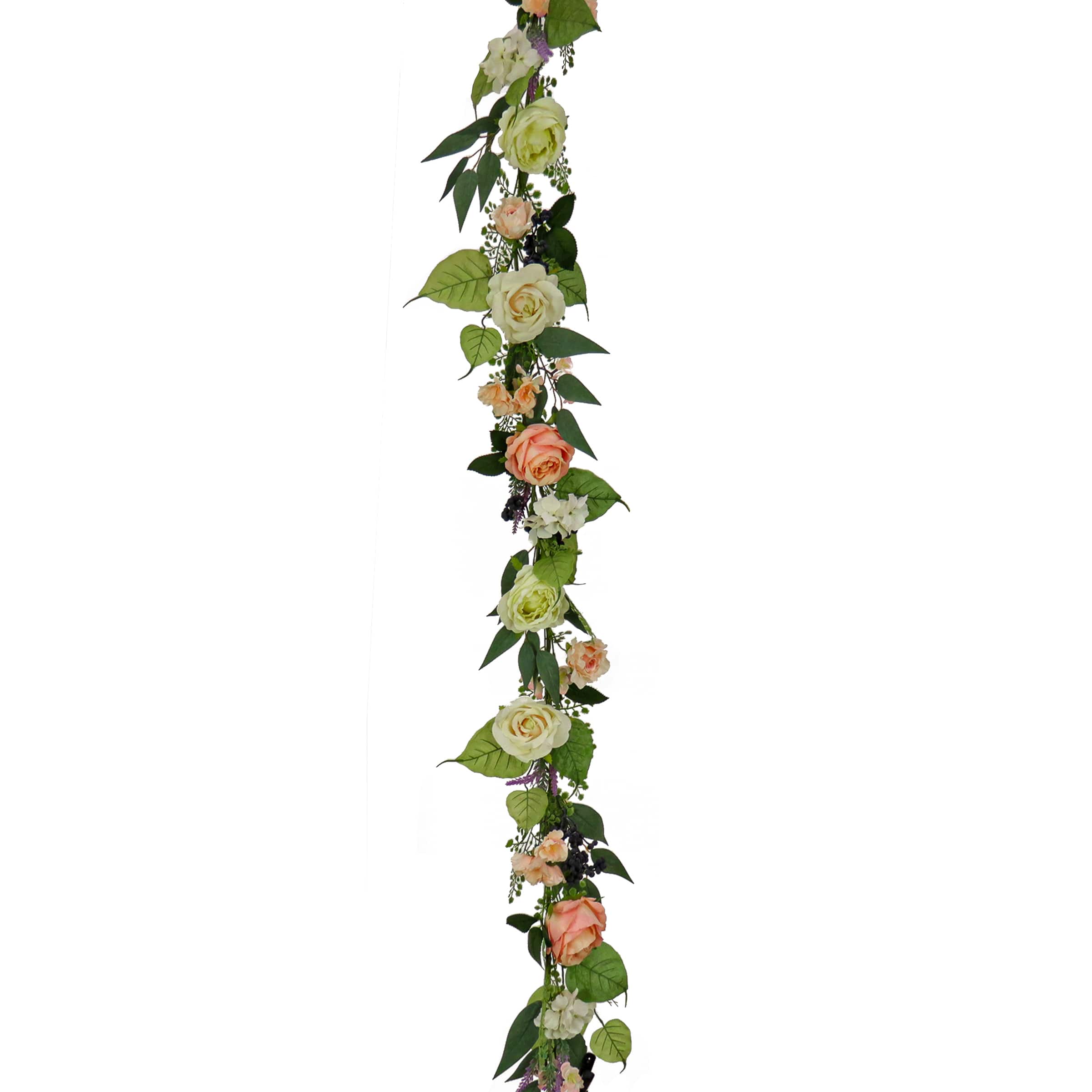 6ft. Rose & Lavender Spring Garland