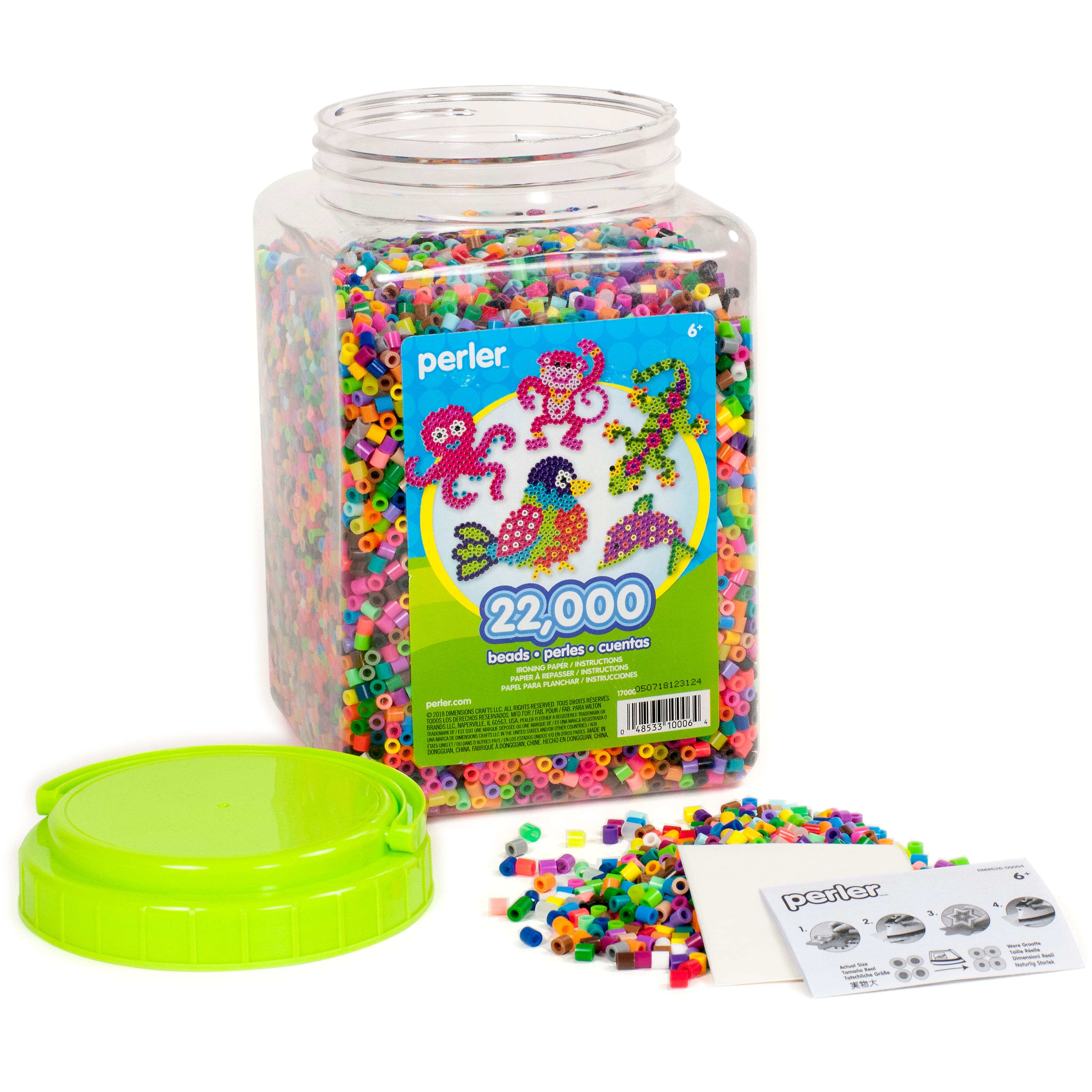Perler® 22,000 Beads Multi-Mix Jar