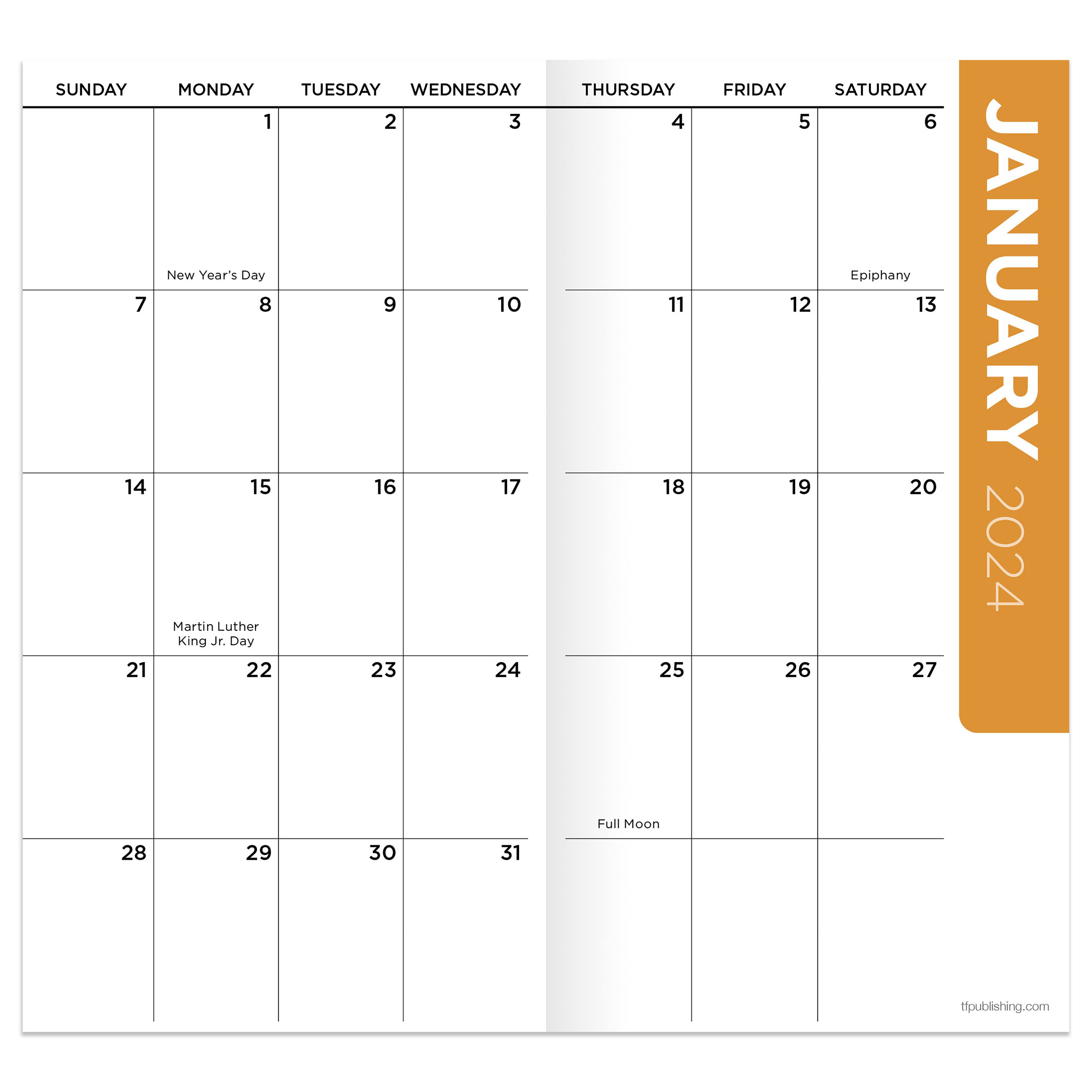 2024-2025 Bible Verse Monthly Pocket Planner