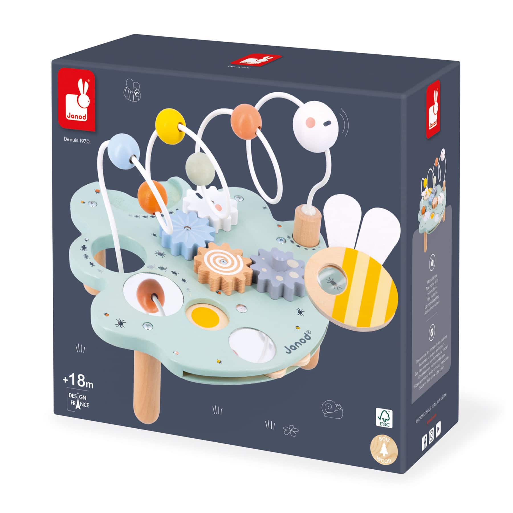 Janod® Sweet Cocoon Leaf Station Multi-Activity Set