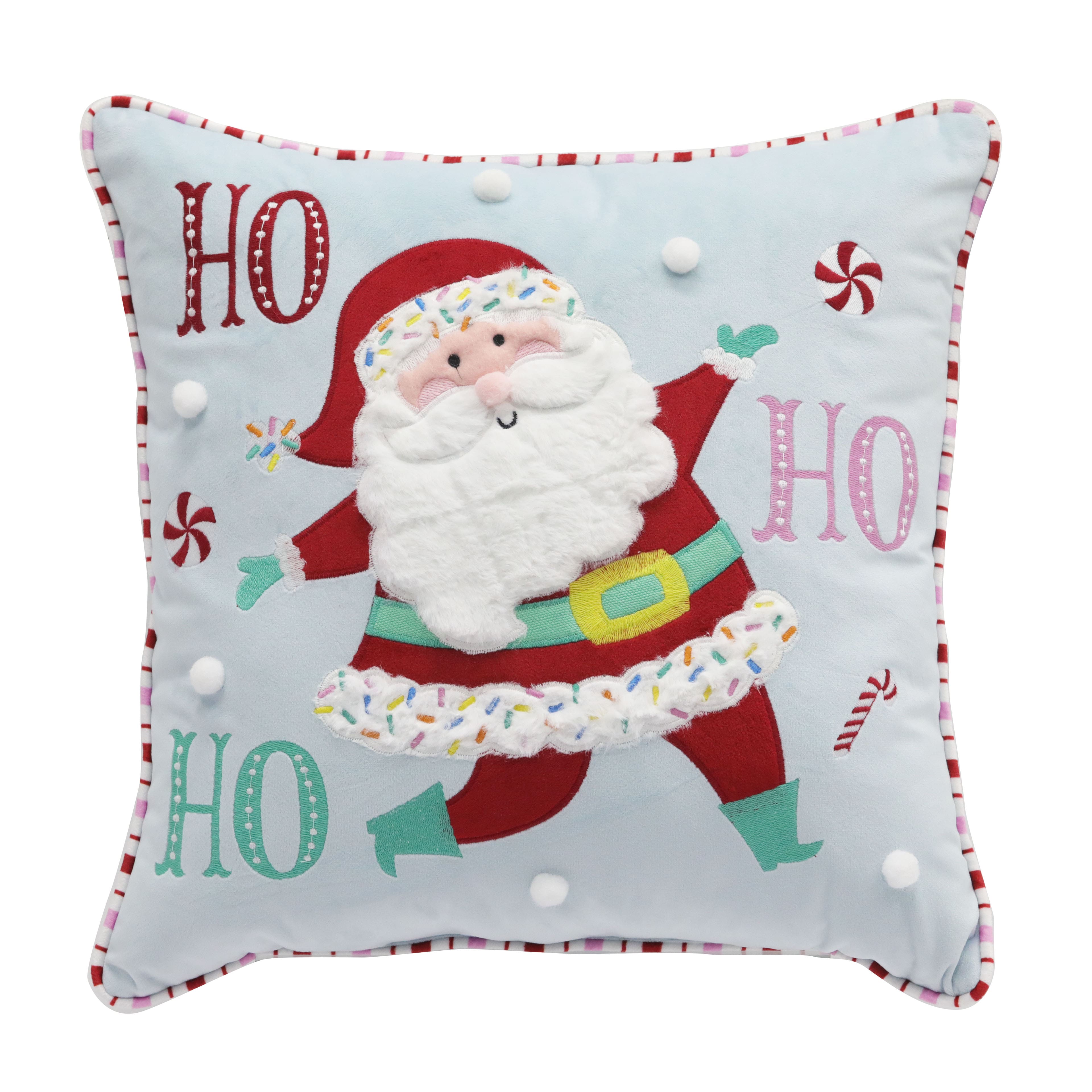 16&#x22; Santa Ho Ho Ho Pillow by Ashland&#xAE;