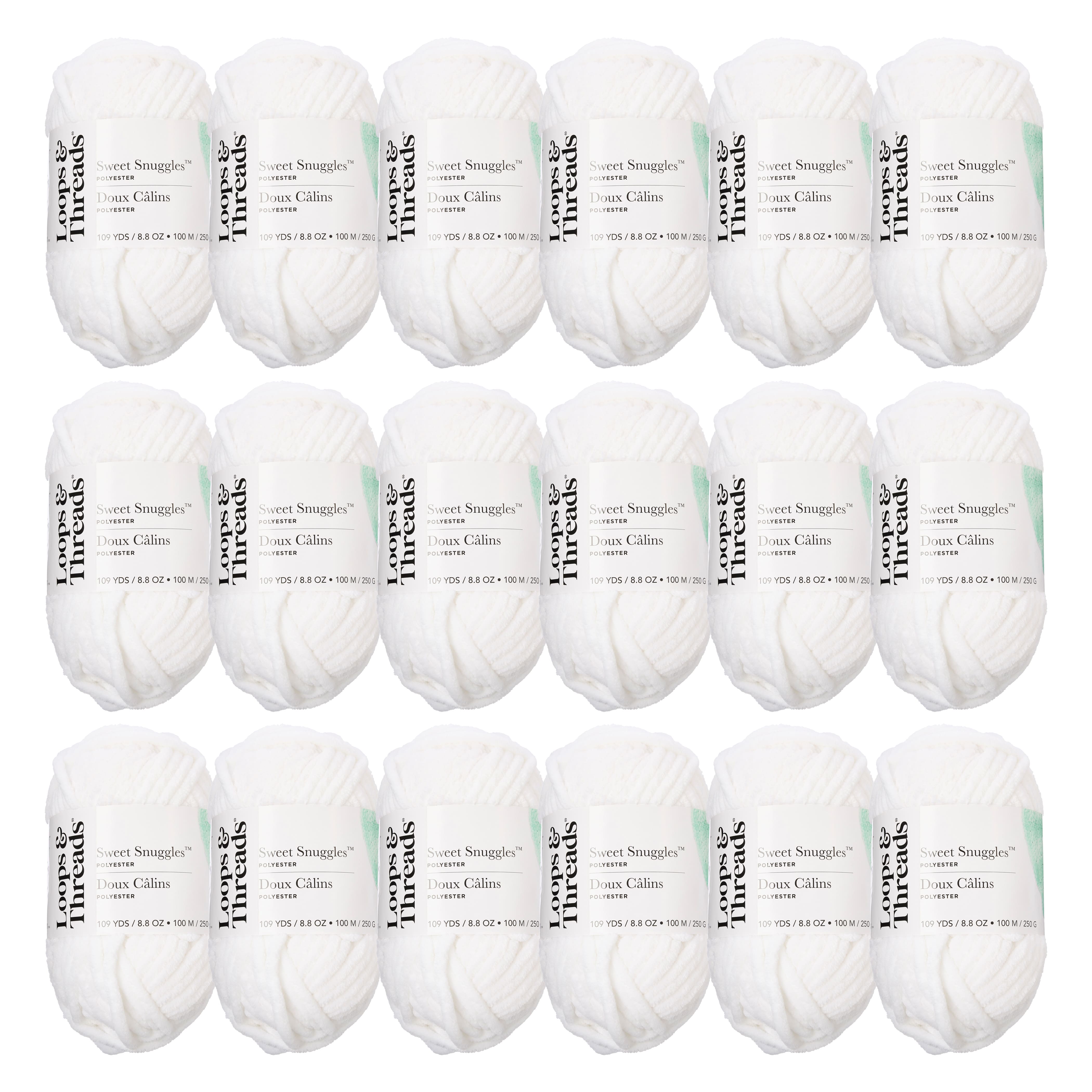 18 Pack: Sweet Snuggles™ Yarn by Loops & Threads®