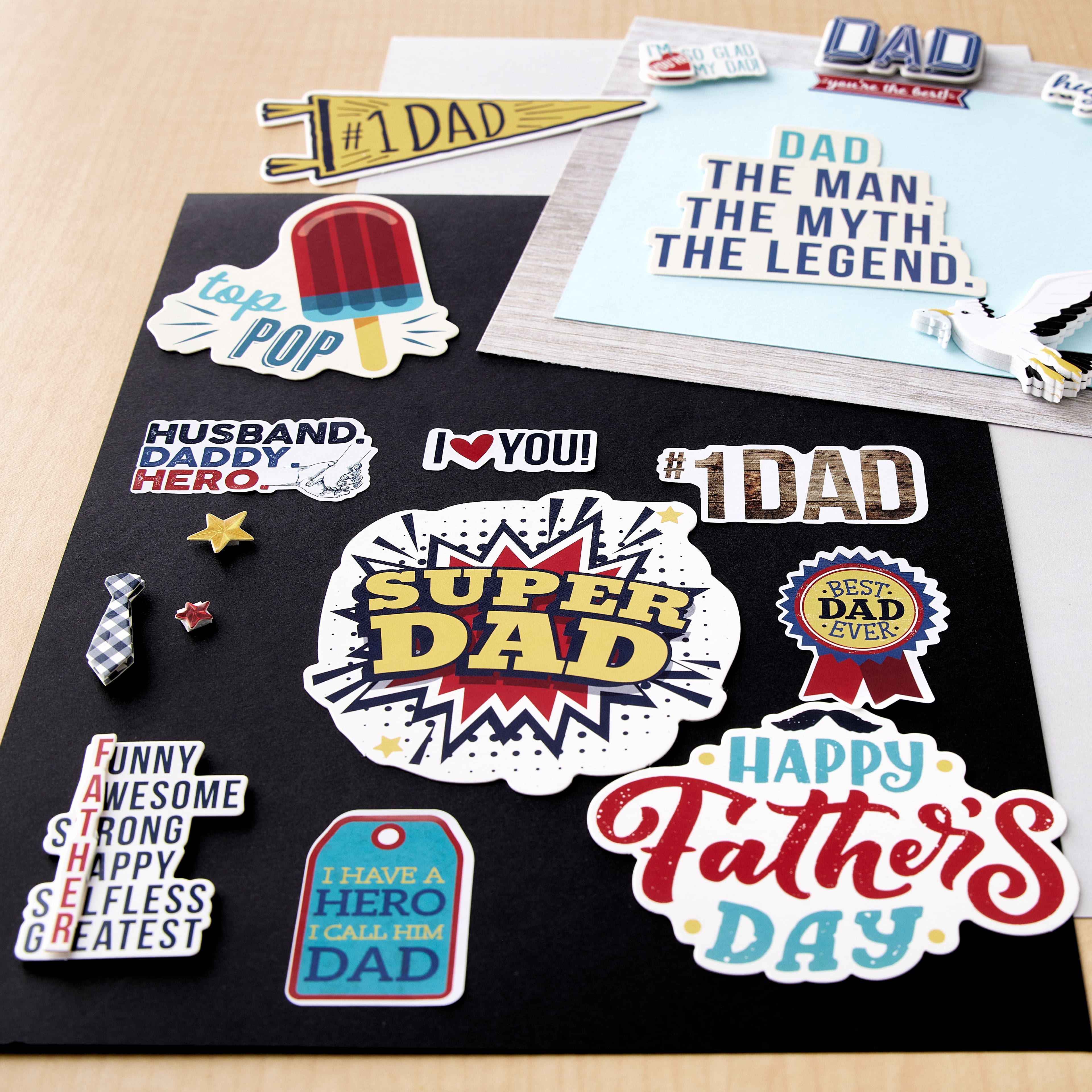 12 Pack: Father Stickers by Recollections&#x2122;