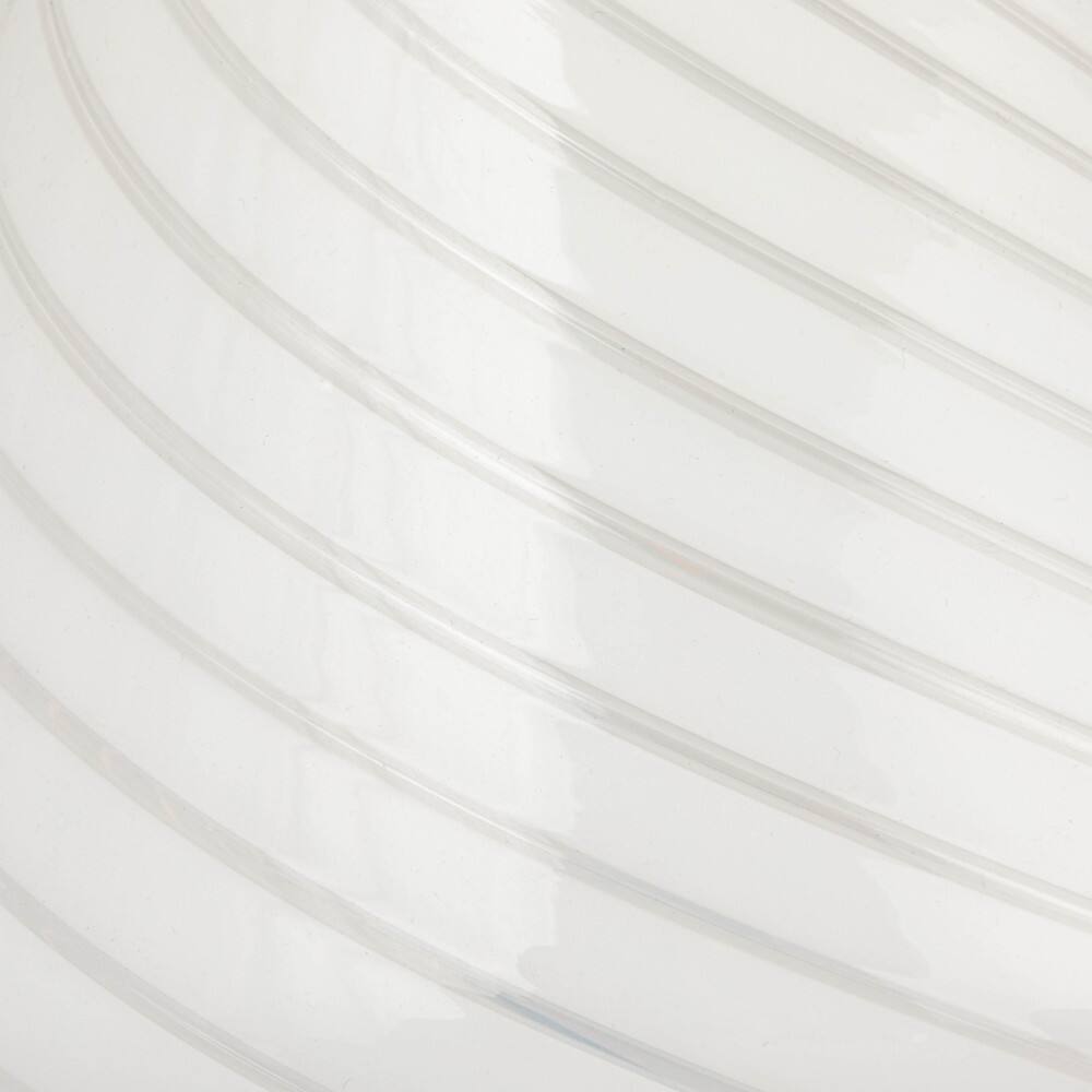 Hello Honey® 9.5" White Vintage Blown Glass Table Lamp