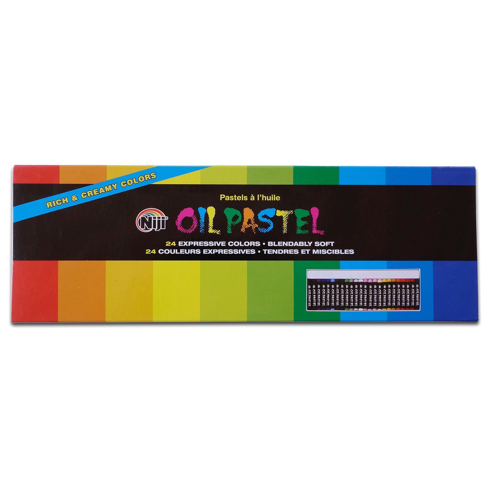 Download Yasutomo® Niji® 24 Color Oil Pastel Set | Michaels