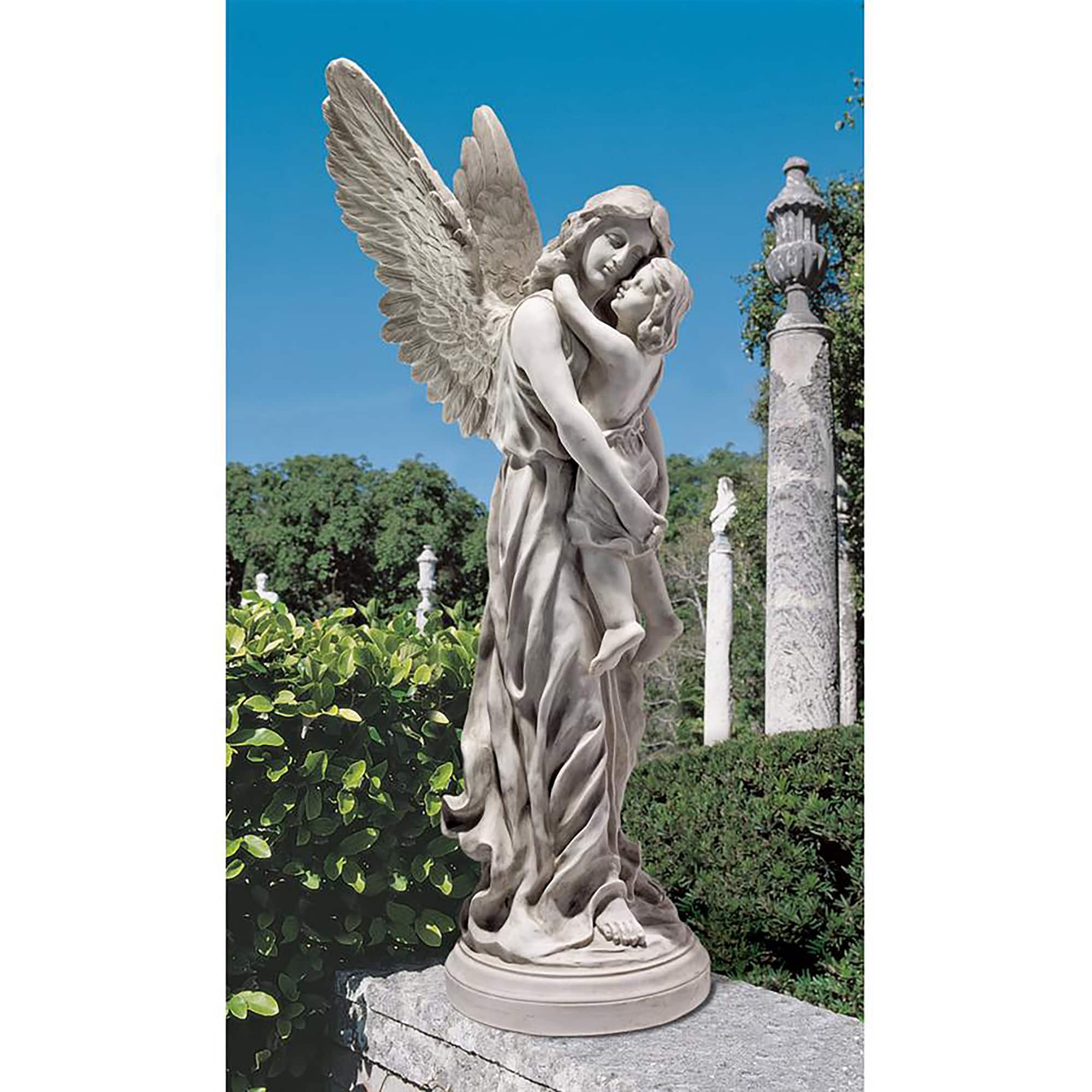 Design Toscano 38&#x22; Heaven&#x27;s Guardian Angel Garden Statue