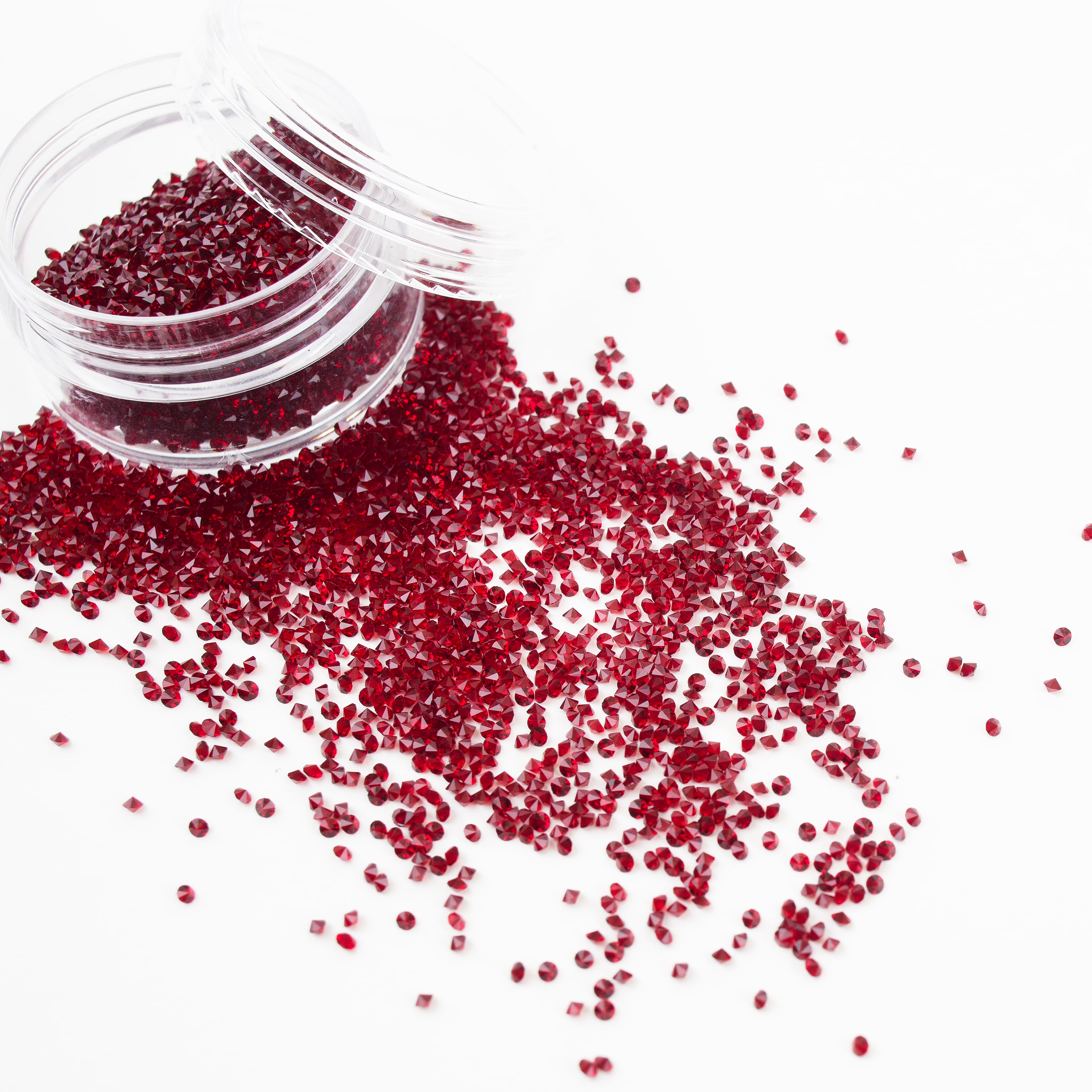 12 Pack: 1.2mm Glass Micro Rhinestones by Bead Landing™, 0.7oz.