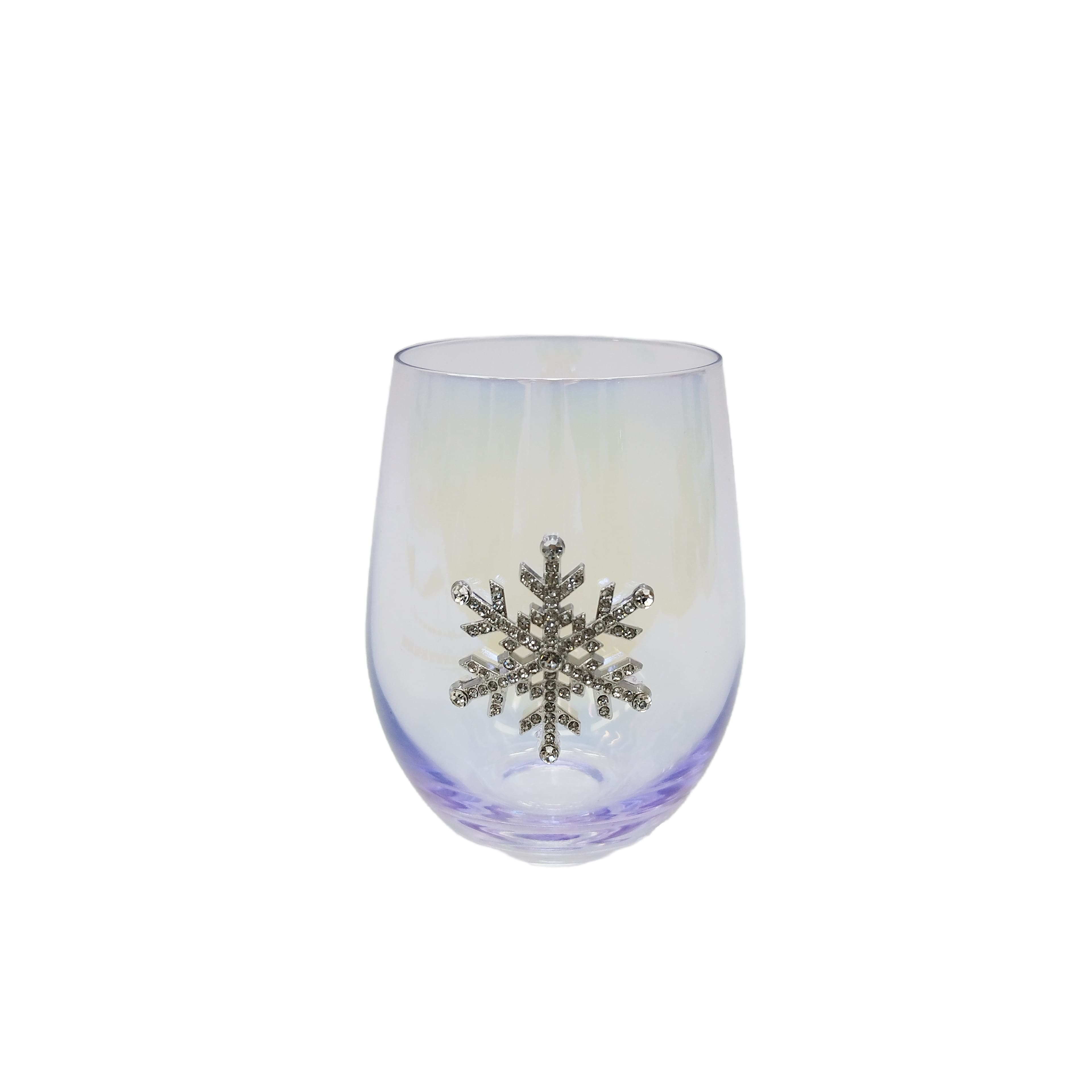 17.5oz. Snowflake Glass Drinkware by Ashland&#xAE;