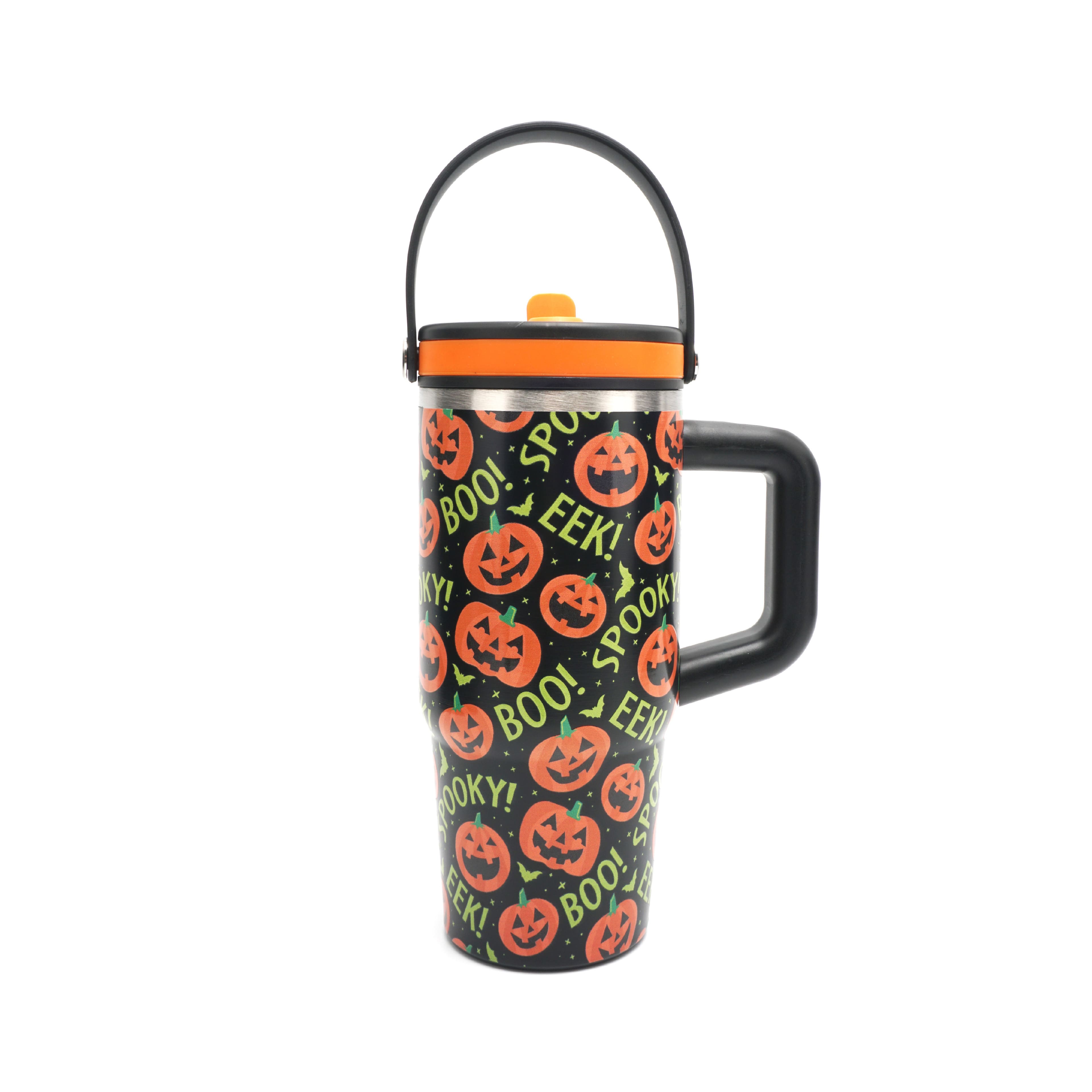 20oz. Jack-O&#x27;-Lantern Stainless Steel Insulated Tumbler by Ashland&#xAE;