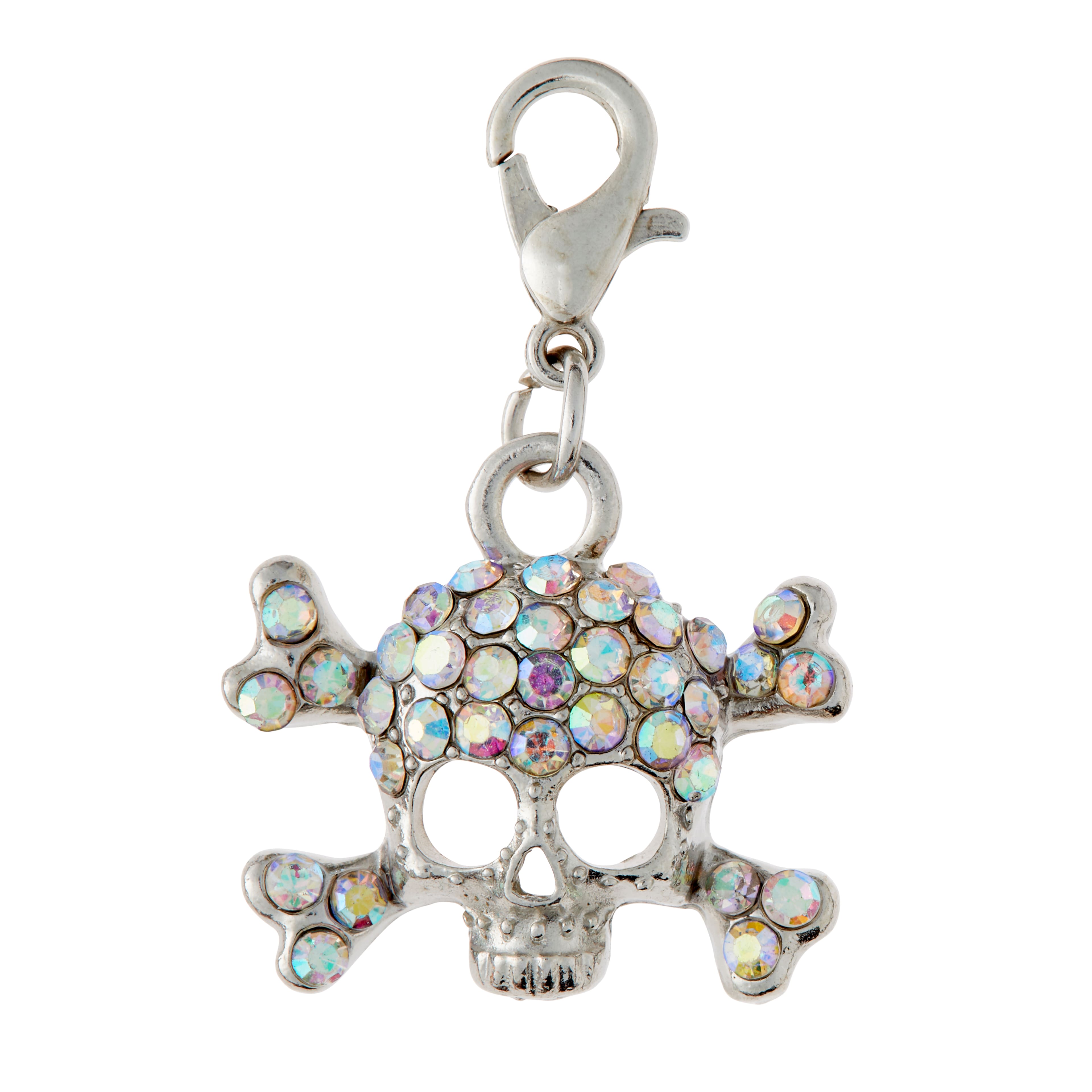 12 Pack: Bling Skull Charm by Bead Landing&#x2122;