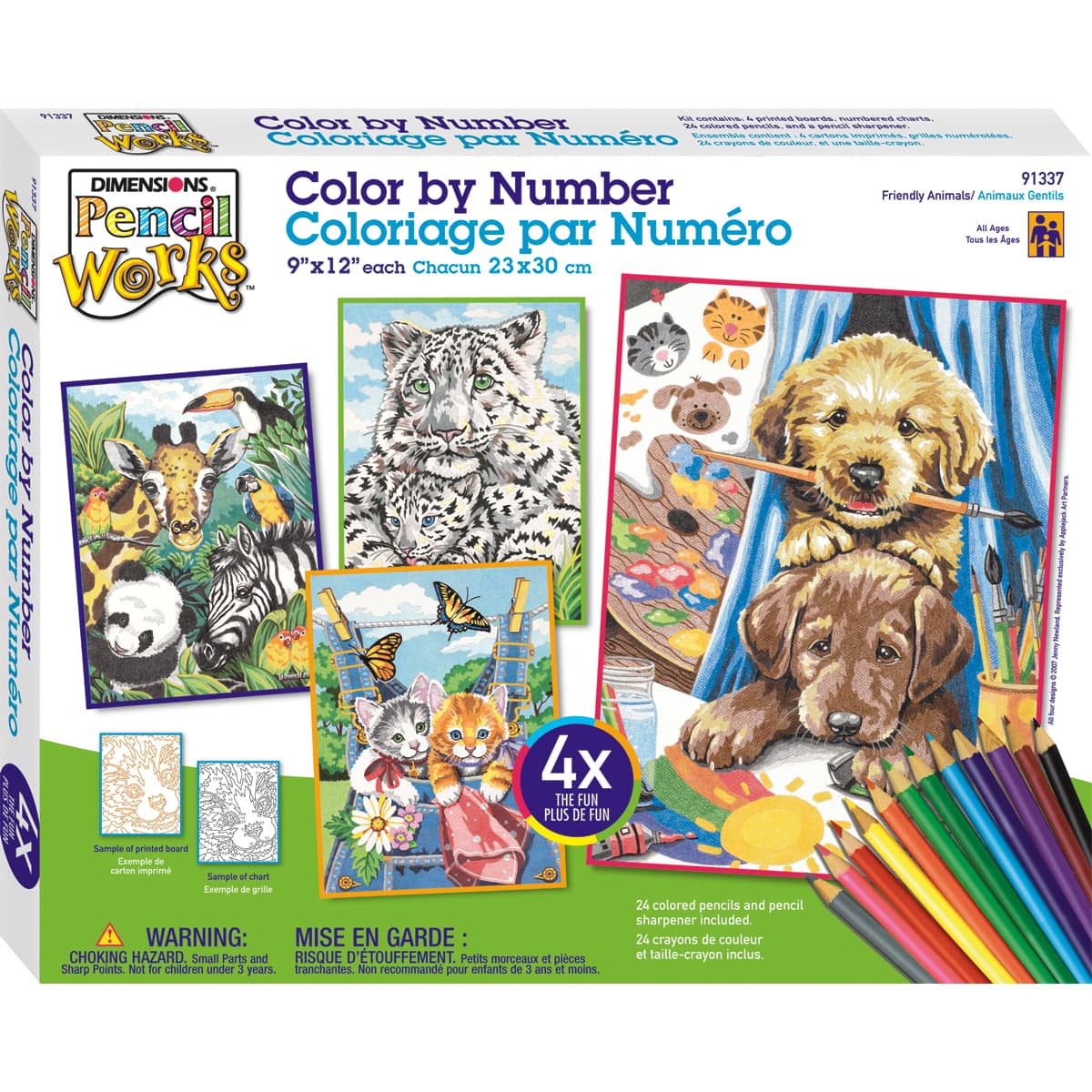 3D Art Coloring Kit, Color-by-number