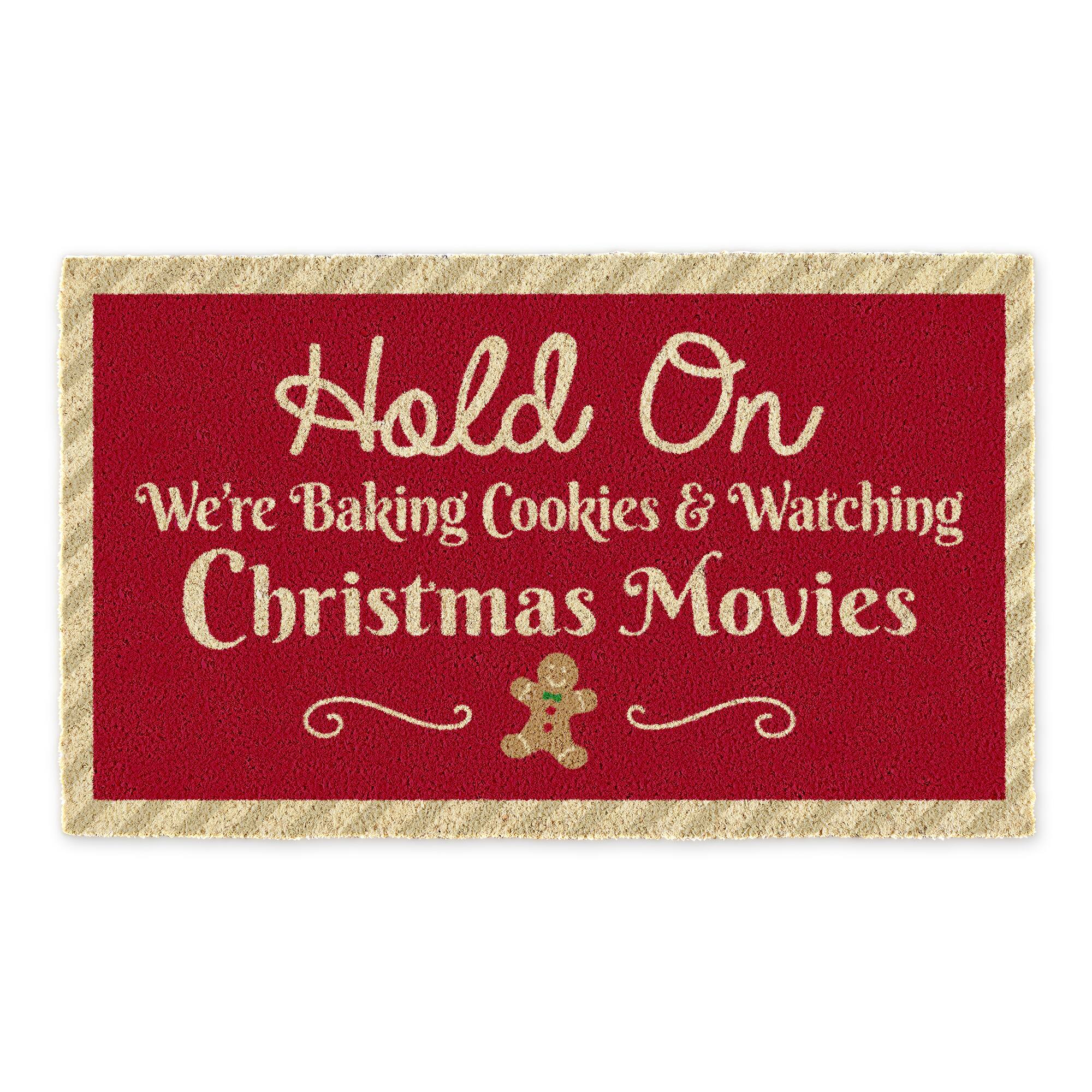 DII&#xAE; Cookies &#x26; Christmas Movies Doormat