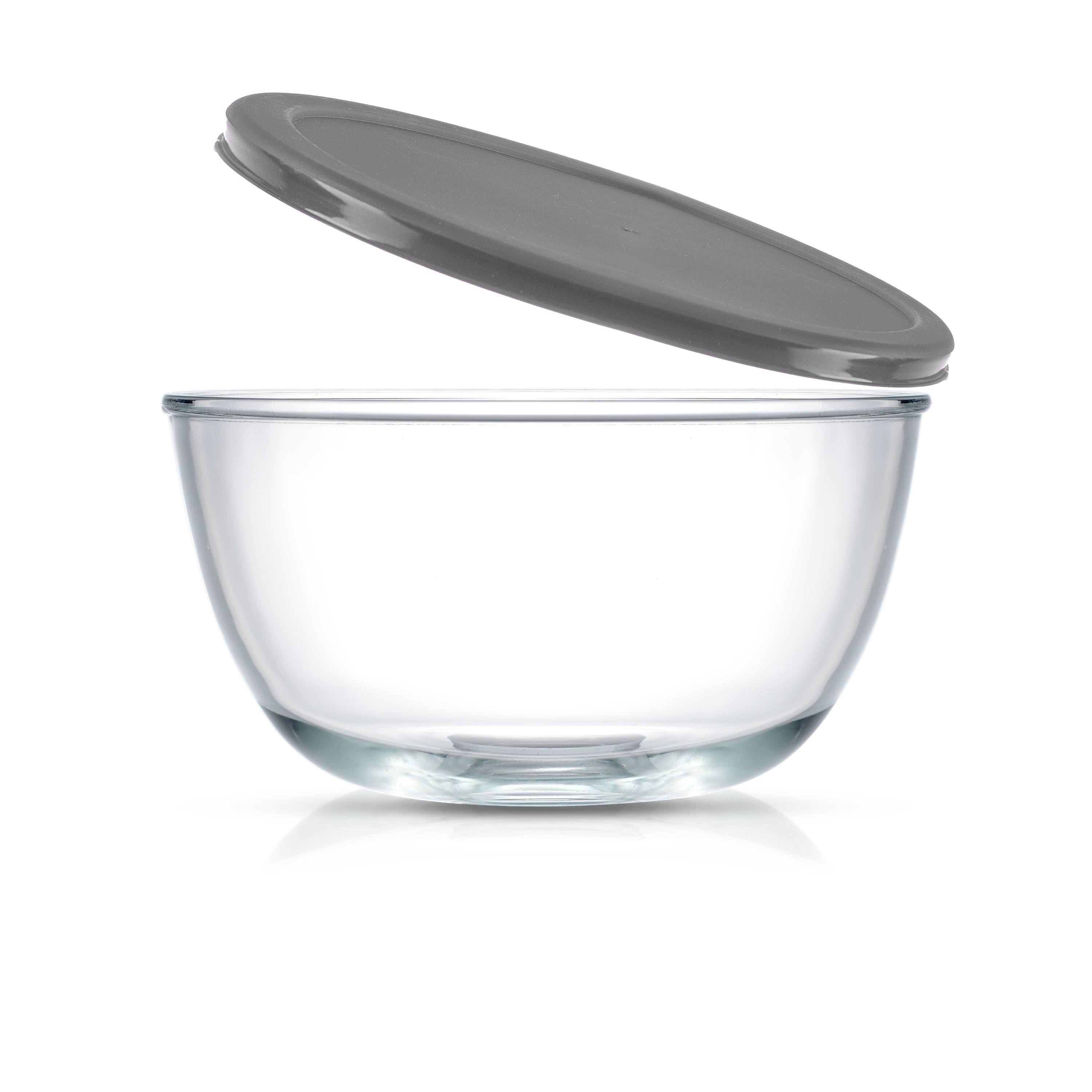 JoyJolt&#xAE; Glass Mixing Bowls with Lids Set