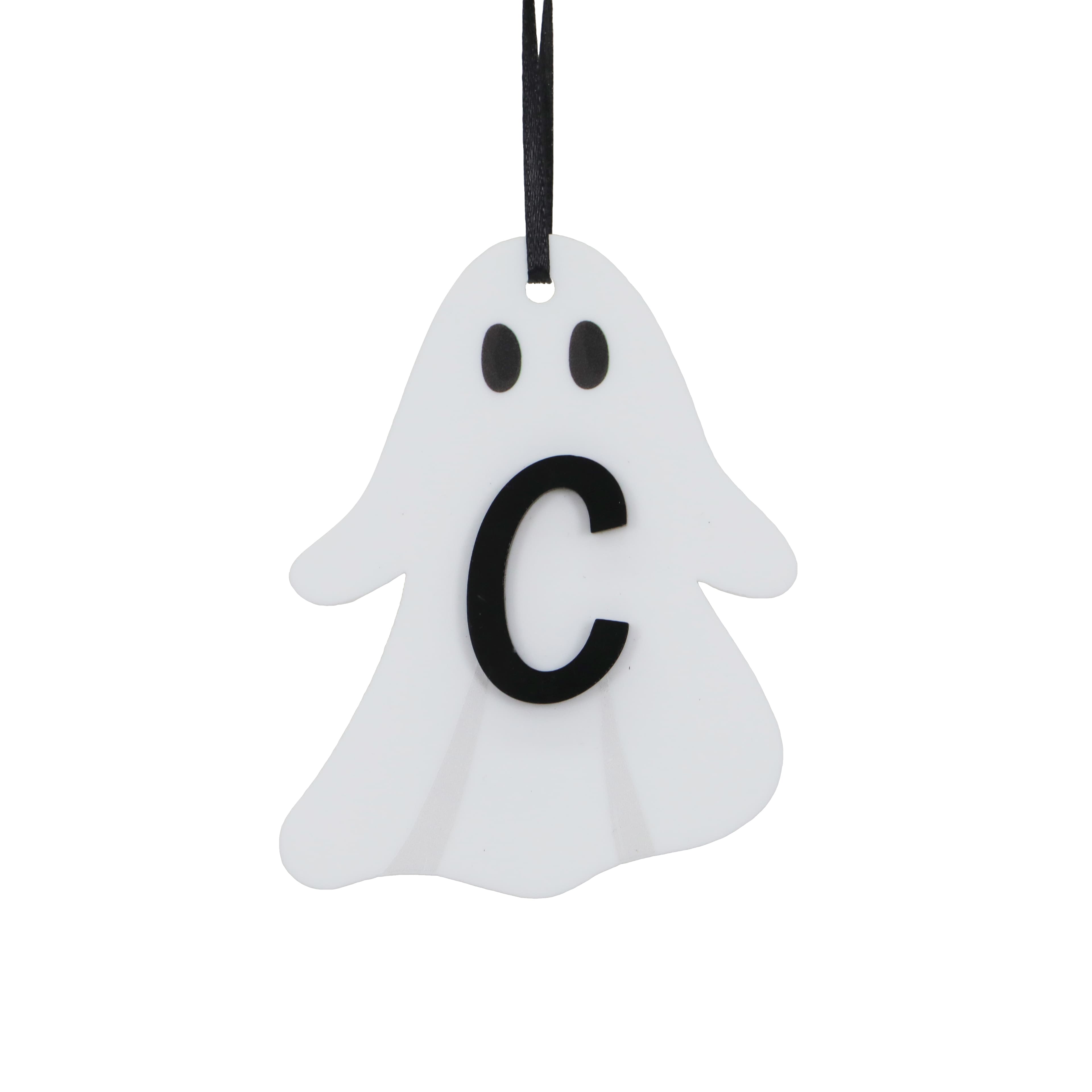 Assorted 3.75&#x22; Halloween Acrylic Monogram Ornament by Ashland&#xAE;