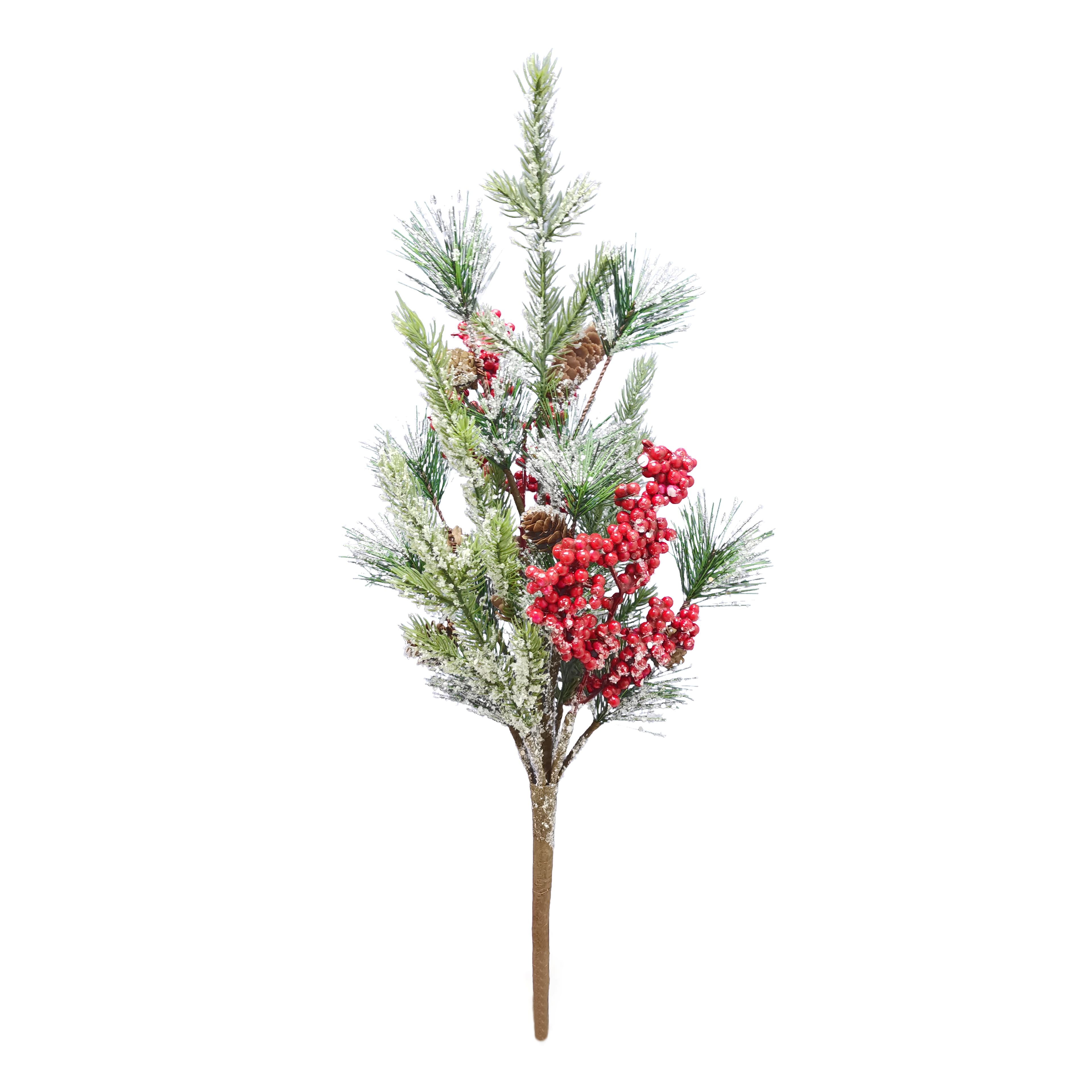 22&#x22; Icy Pine, Berry &#x26; Pinecone Deluxe Bush by Ashland&#xAE;