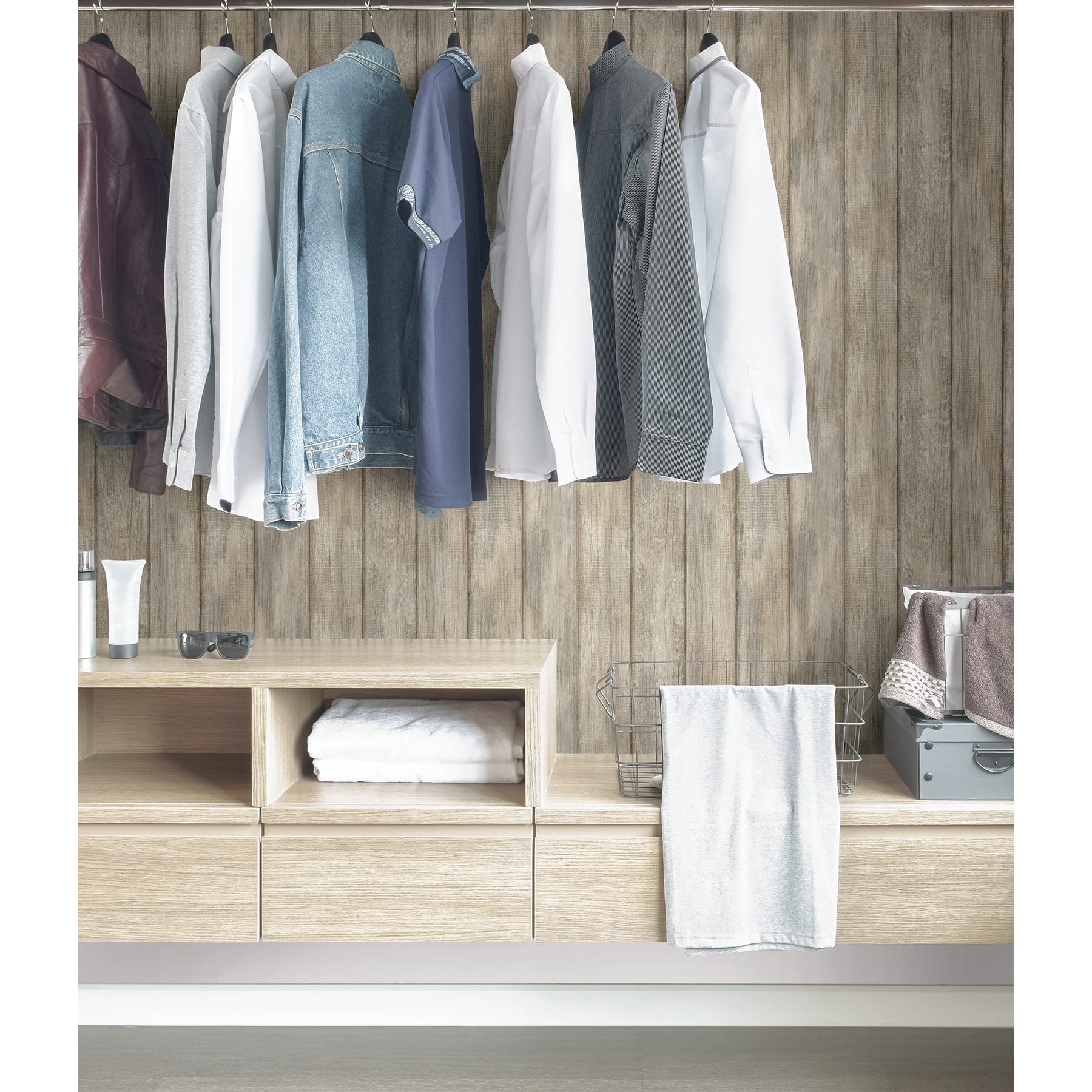 InHome Kennebunkport Plank Peel & Stick Wallpaper