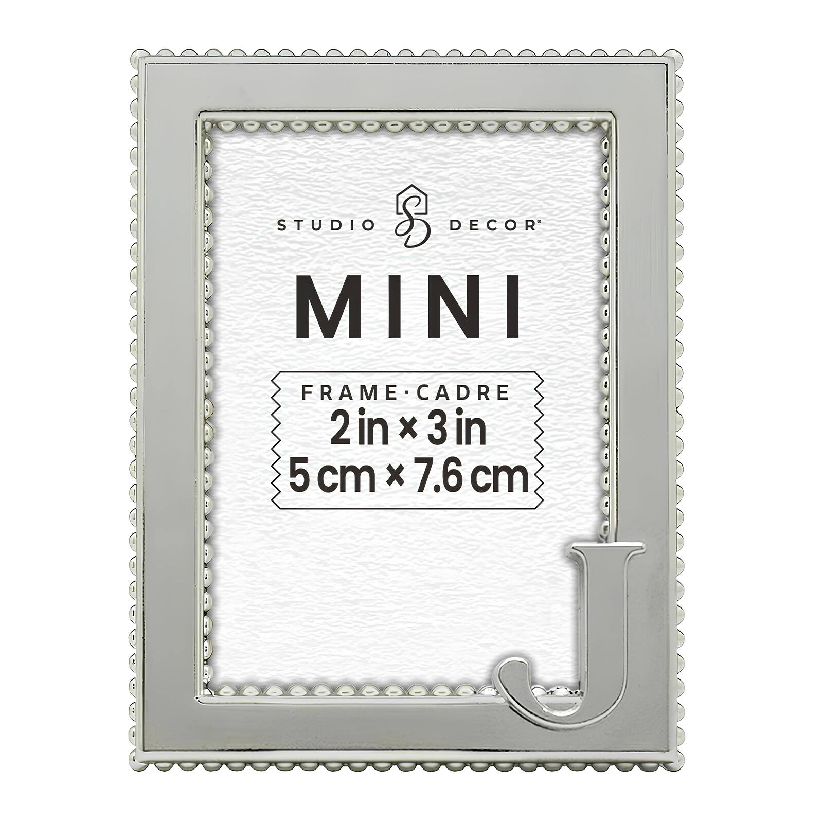 Mini Silver J Frame by Studio Décor®