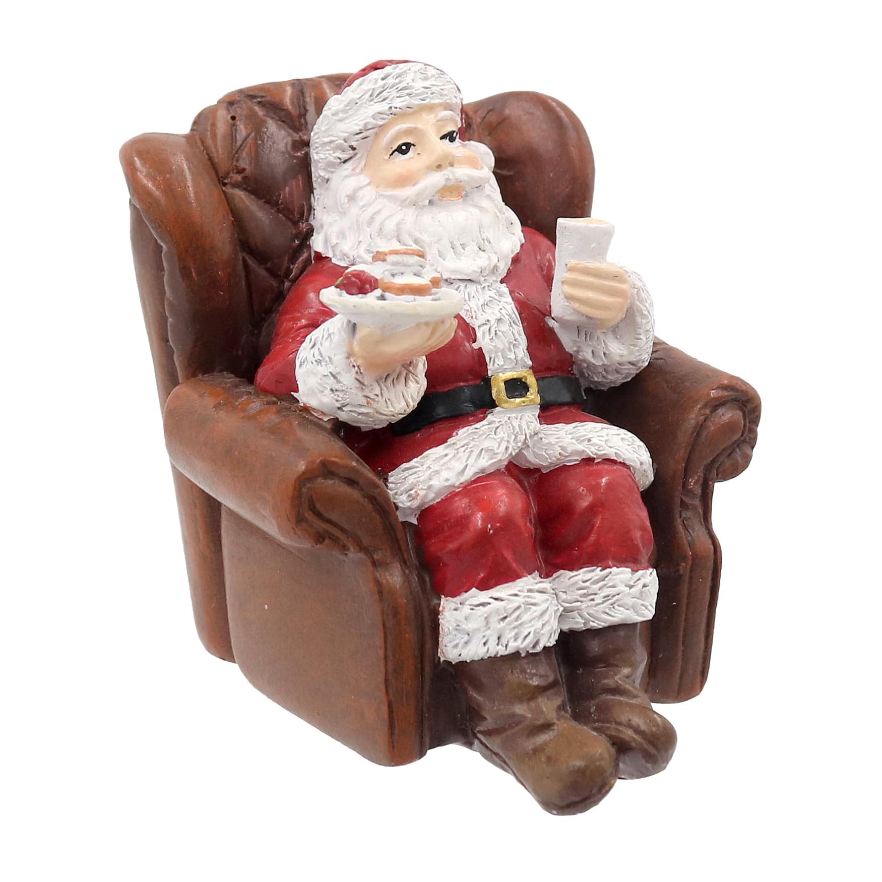 Mini Santa Sitting in Armchair Decoration by Ashland&#xAE;