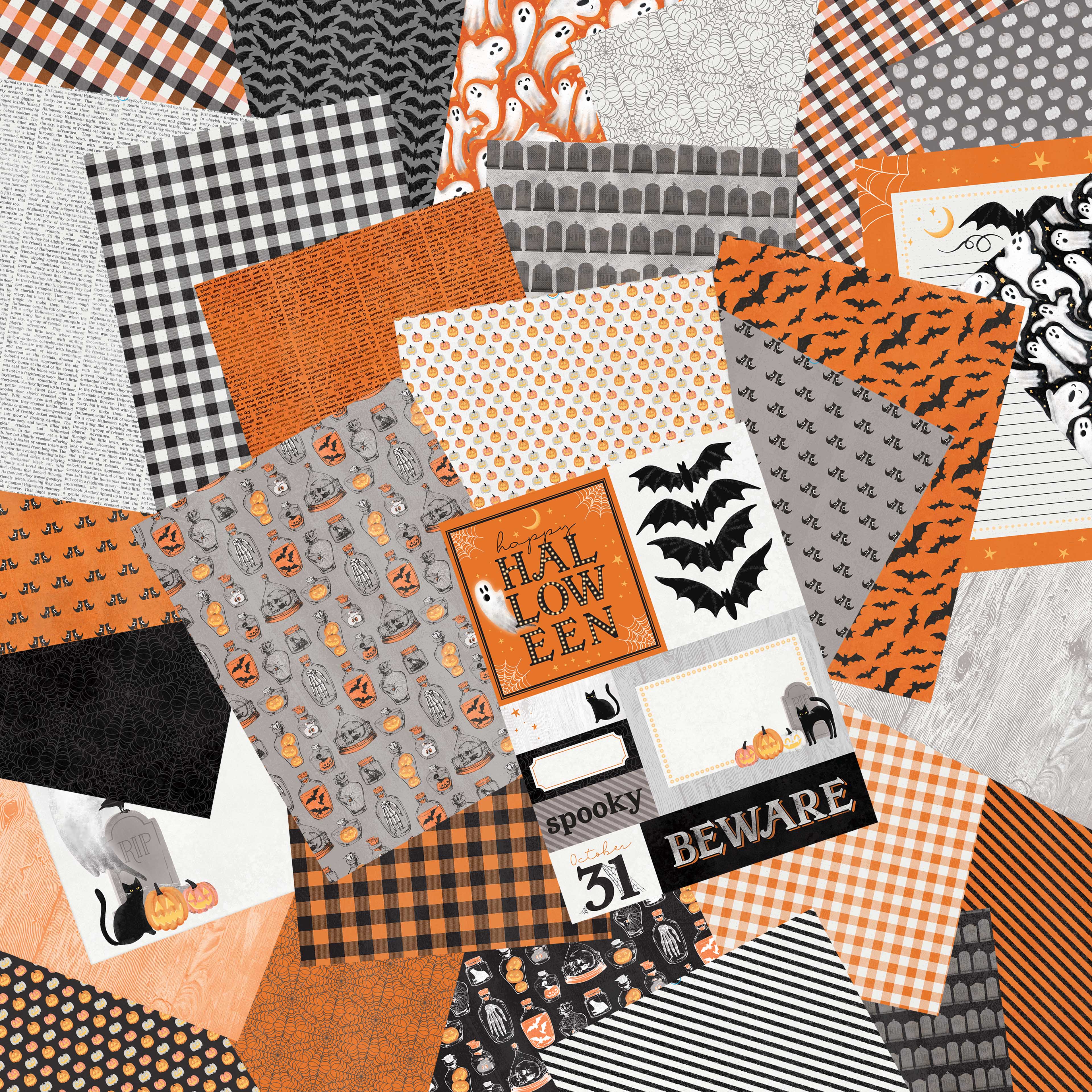 8.5&#x22; x 11&#x22; Vintage Halloween Paper Pad, 90 Sheets by Recollections&#x2122;