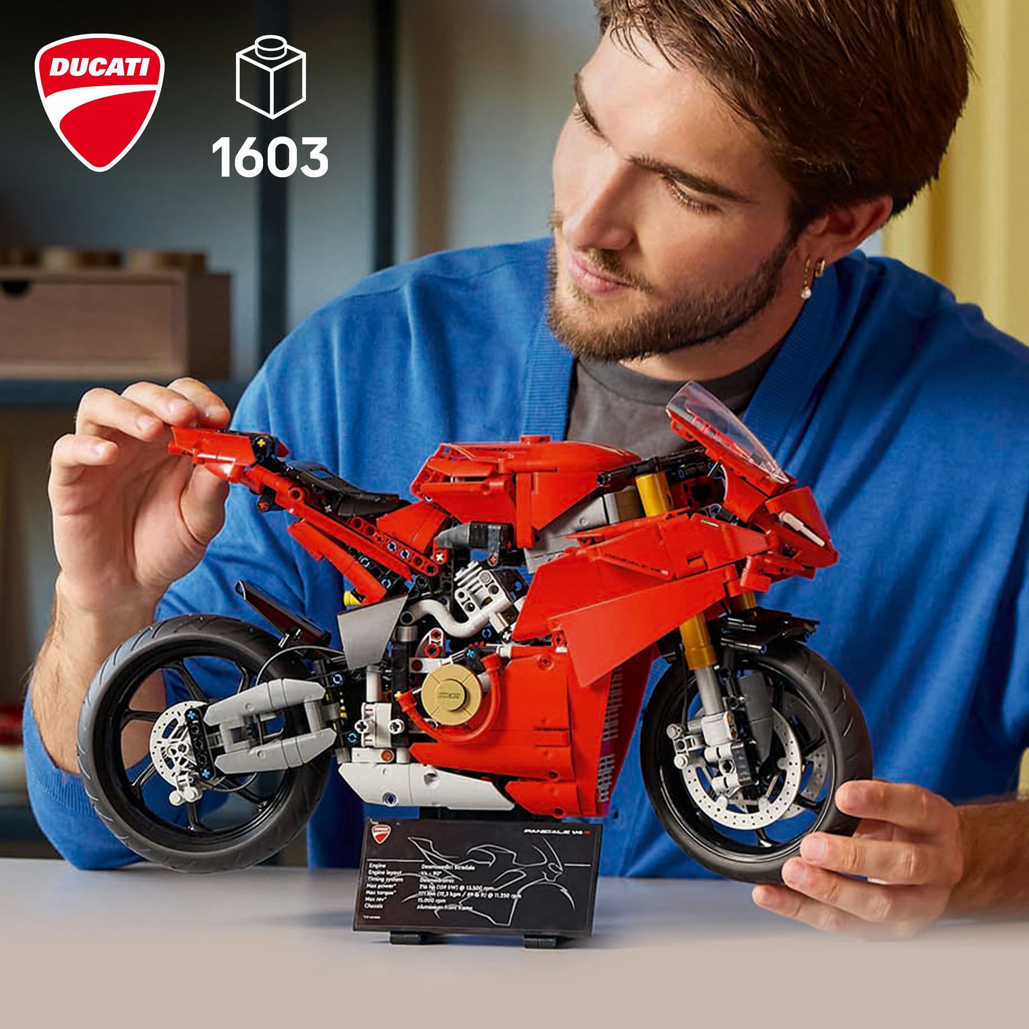 LEGO&#xAE; Technic&#x2122; Ducati Panigale V4 S Motorcycle Model Building Set 42202