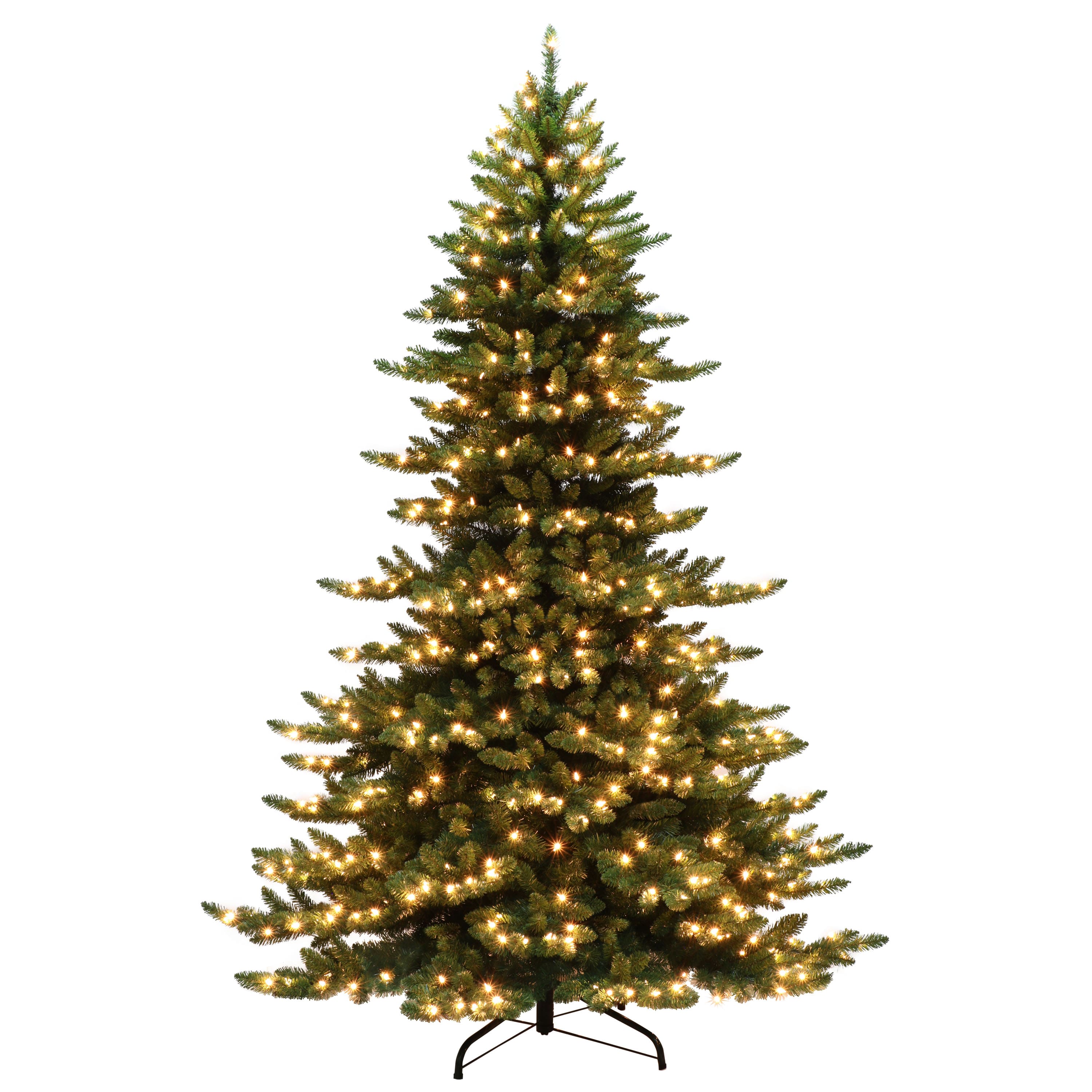 7.5ft. Pre-Lit Princess Pine Artificial Christmas Tree, Clear Lights