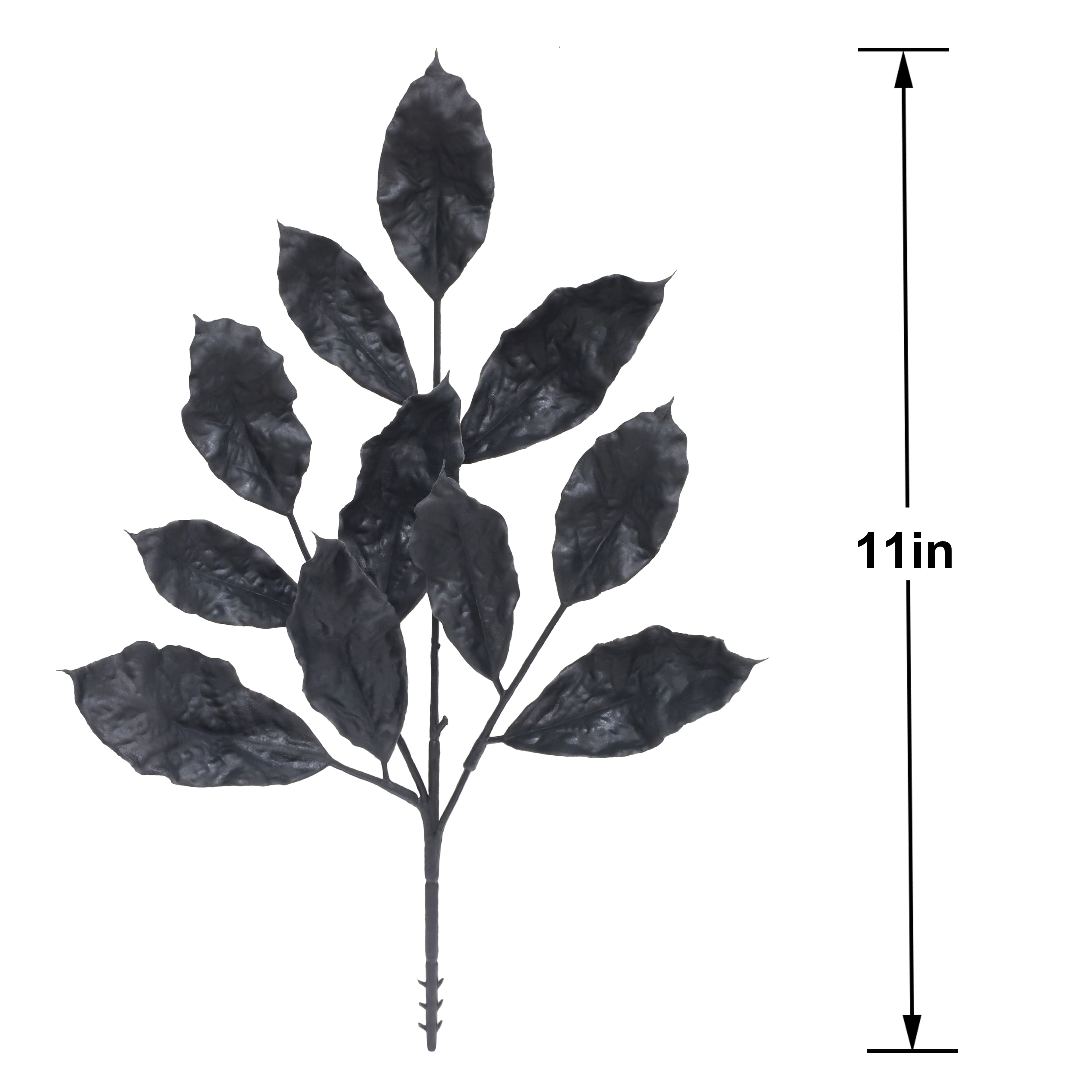 11&#x22; Black Dried Leaves Pick by Ashland&#xAE;