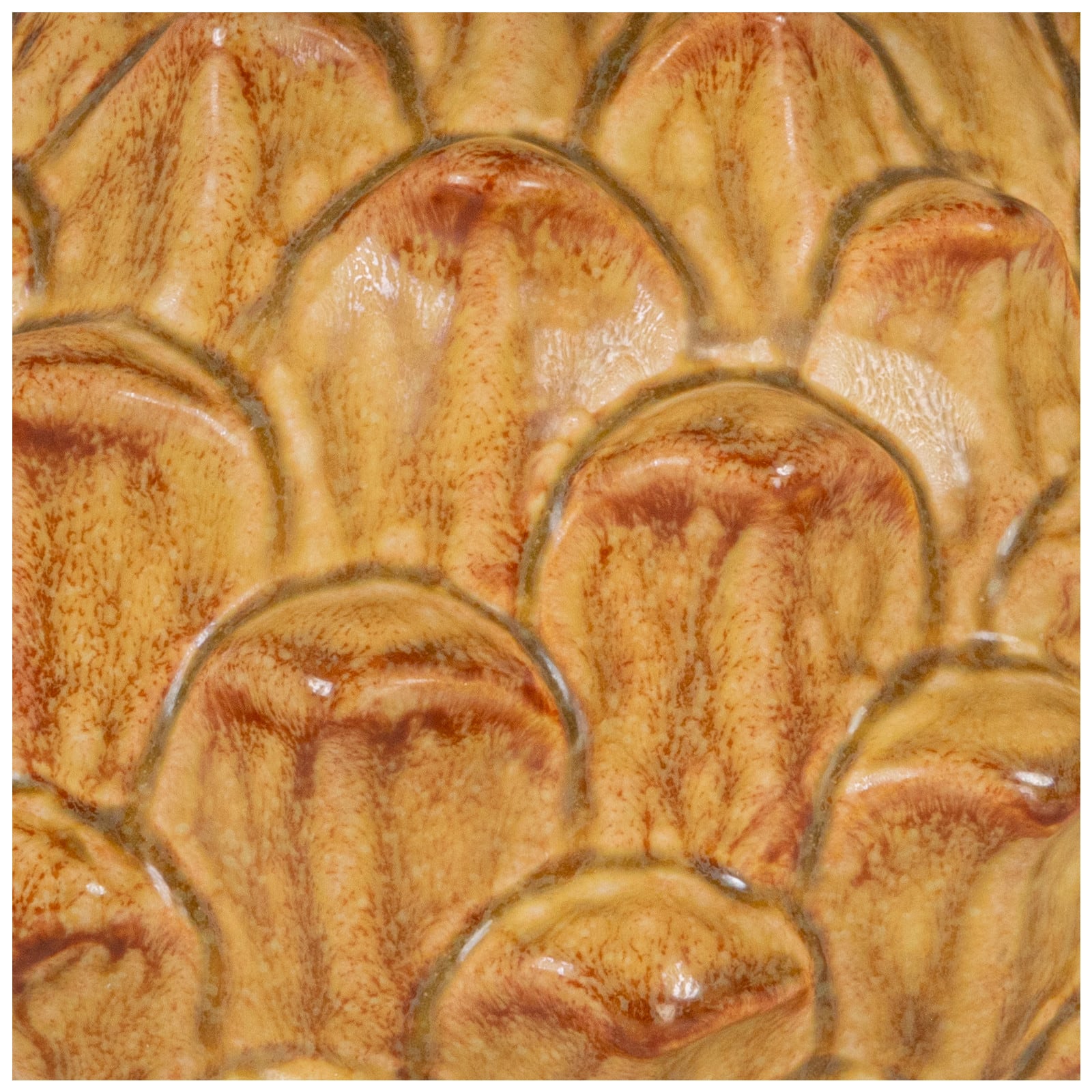 Hello Honey® 14.75" Mustard & Cream Artichoke Finial Stoneware Table Lamp, 2ct.