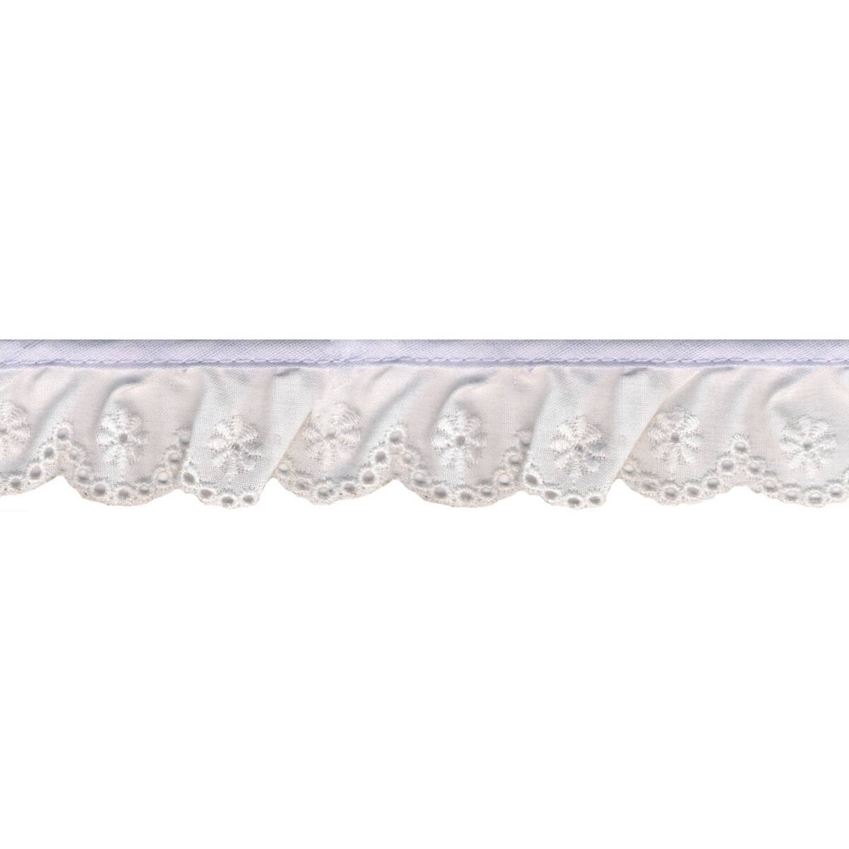 Wrights White Simplicity Swiss Eyelet Michaels