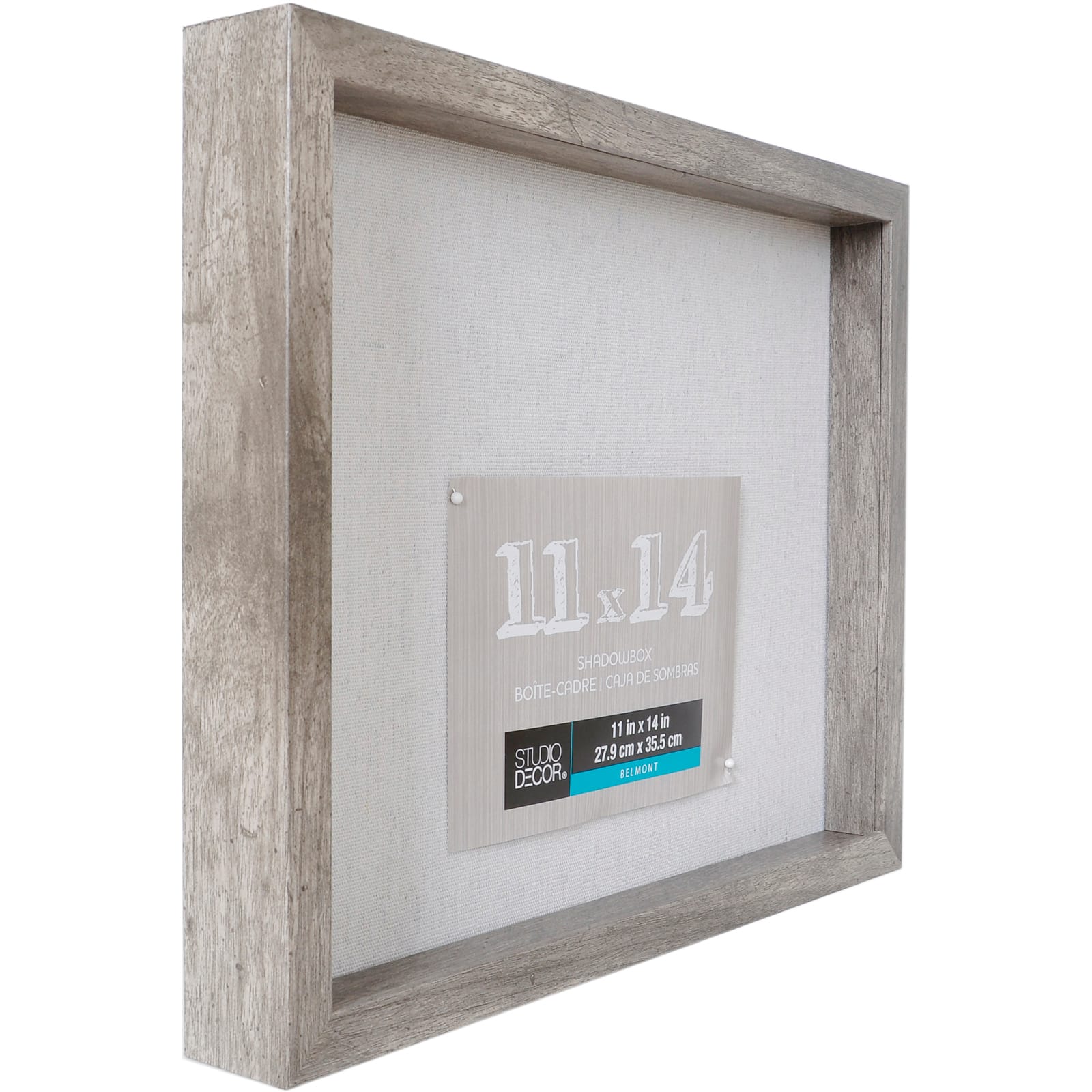 8 Pack: Gray Belmont 11" x 14" Shadowbox by Studio Décor®