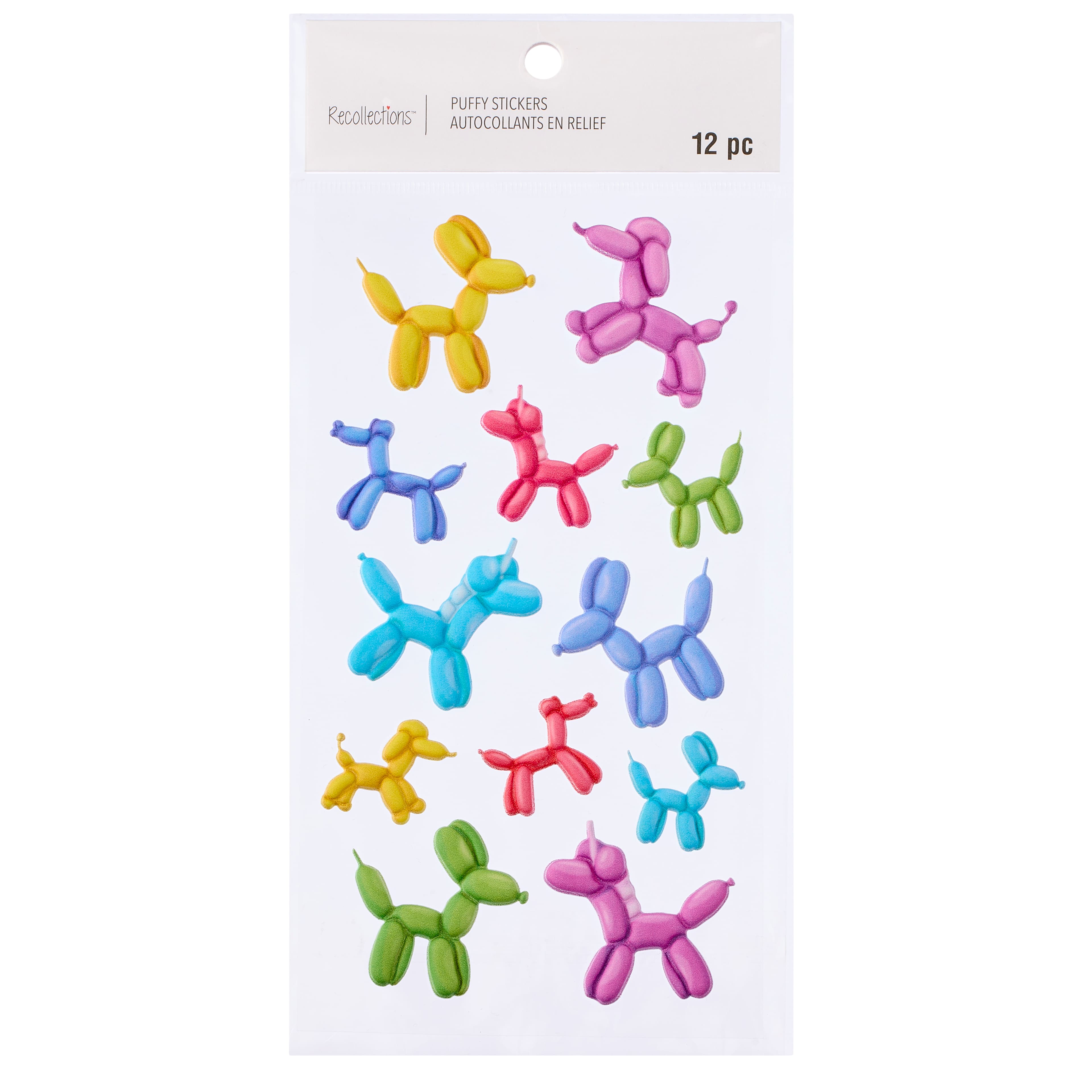 Balloon Animal Puffy Stickers by Recollections&#x2122;