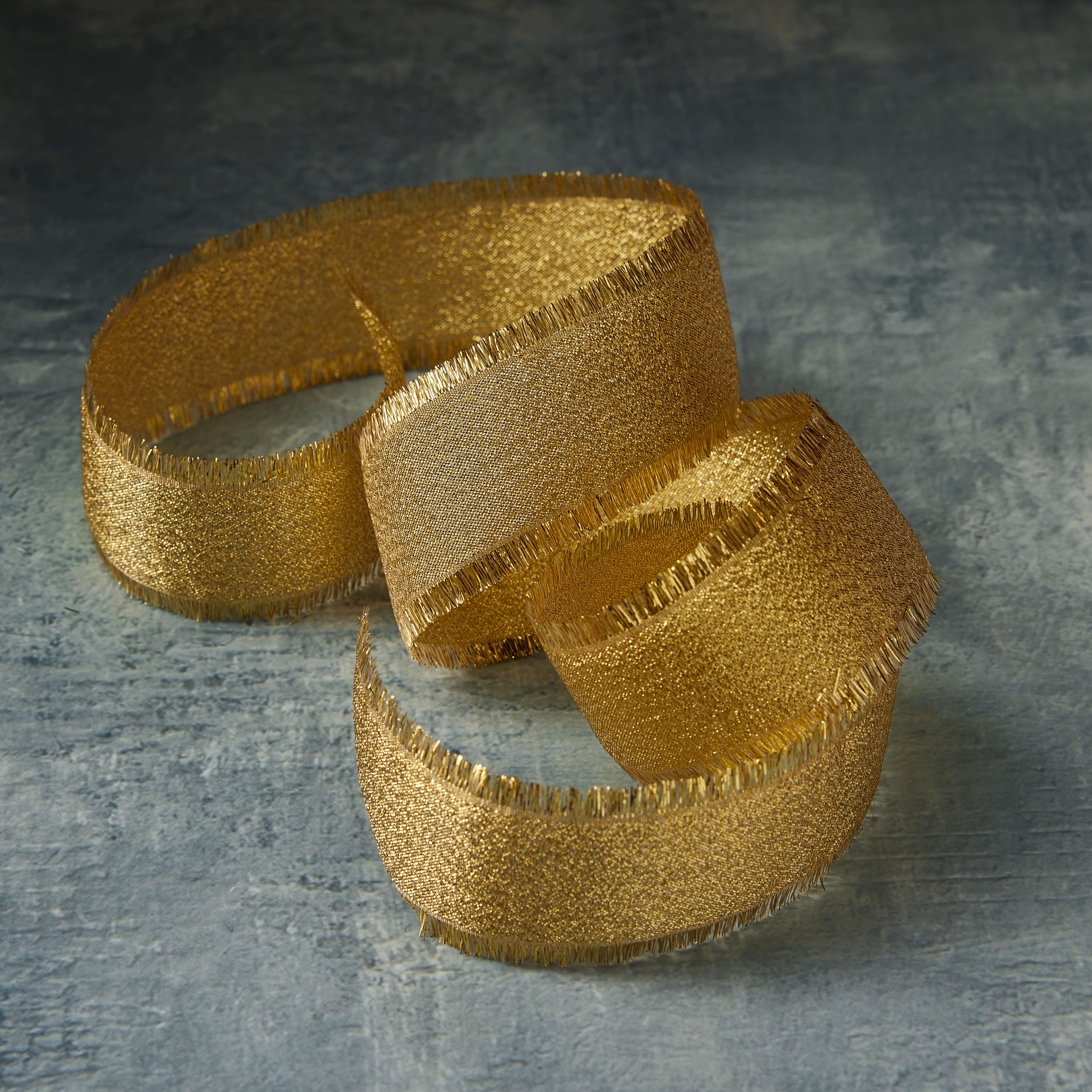 1.5&#x22; x 3yd. Fringed Edge Ribbon by Celebrate It&#xAE;
