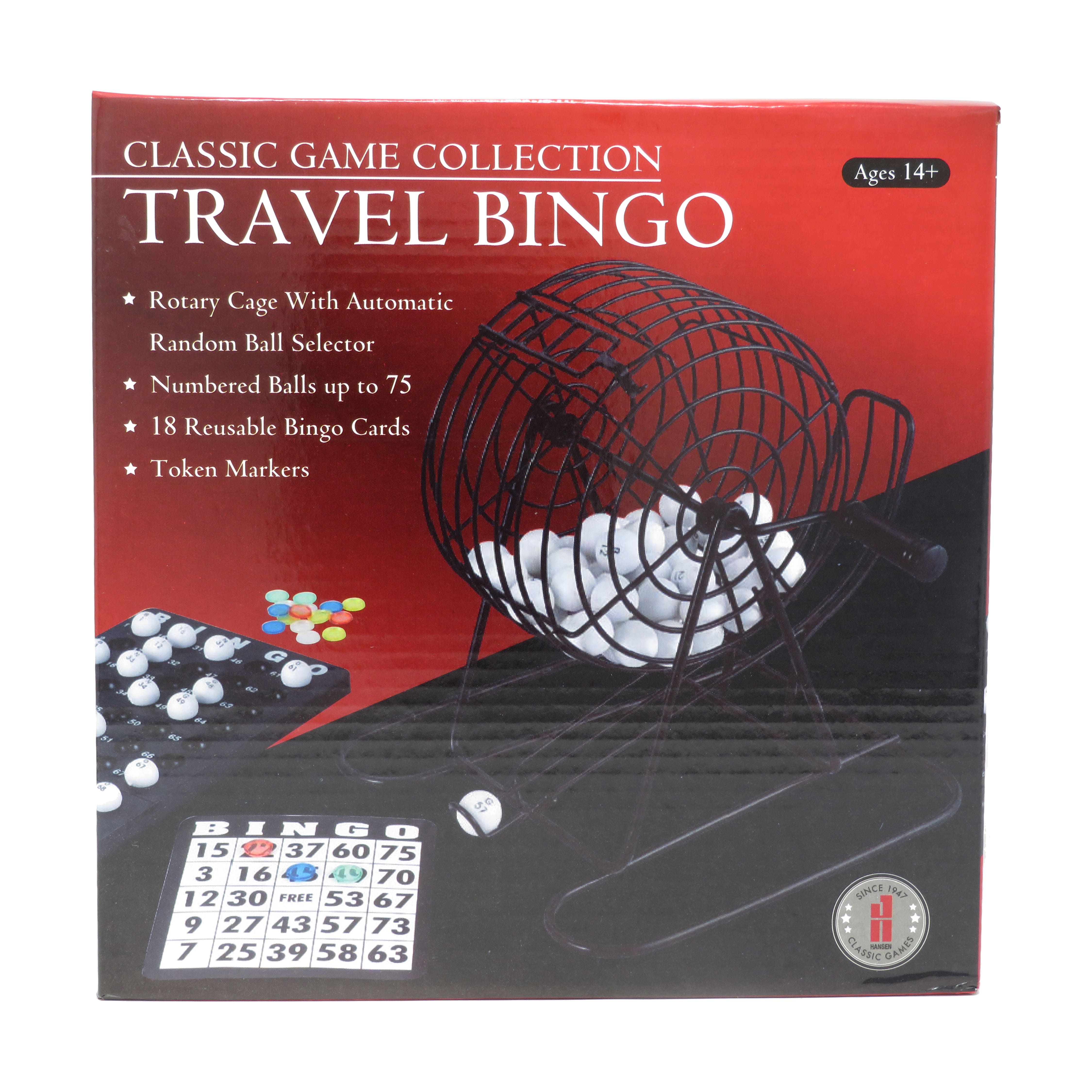Classic Game Collection Travel Bingo Game Set