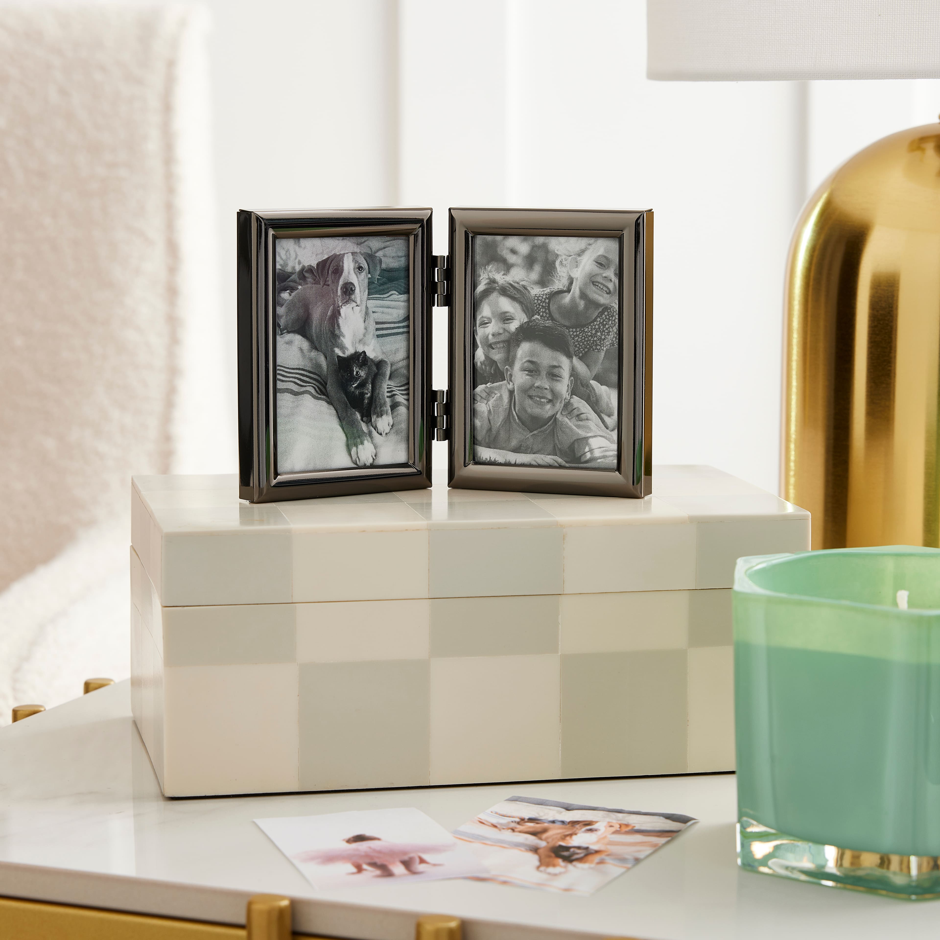 2 Opening Black Hinged Mini Frame by Studio Décor®