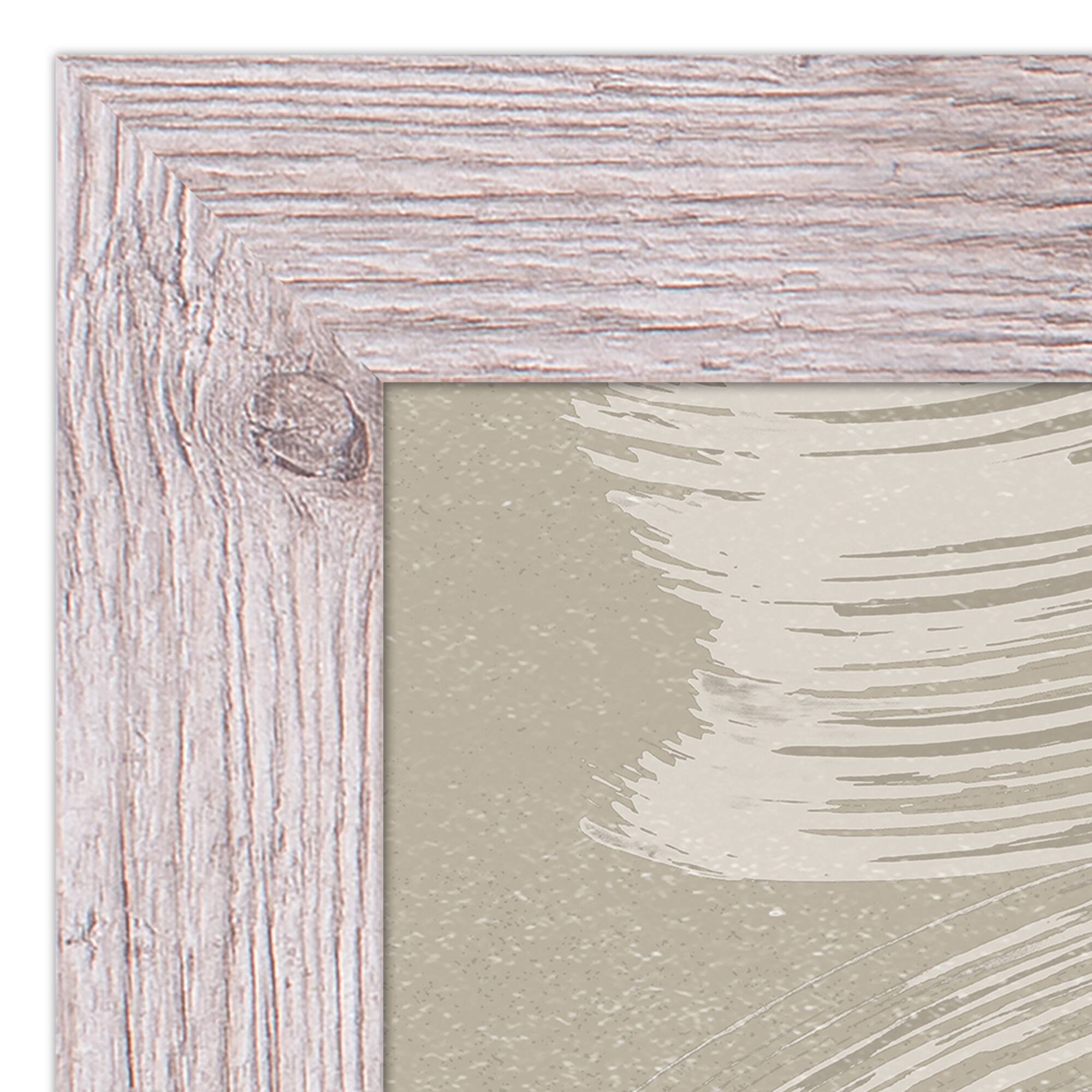 Fall Abstract Western White Framed Print