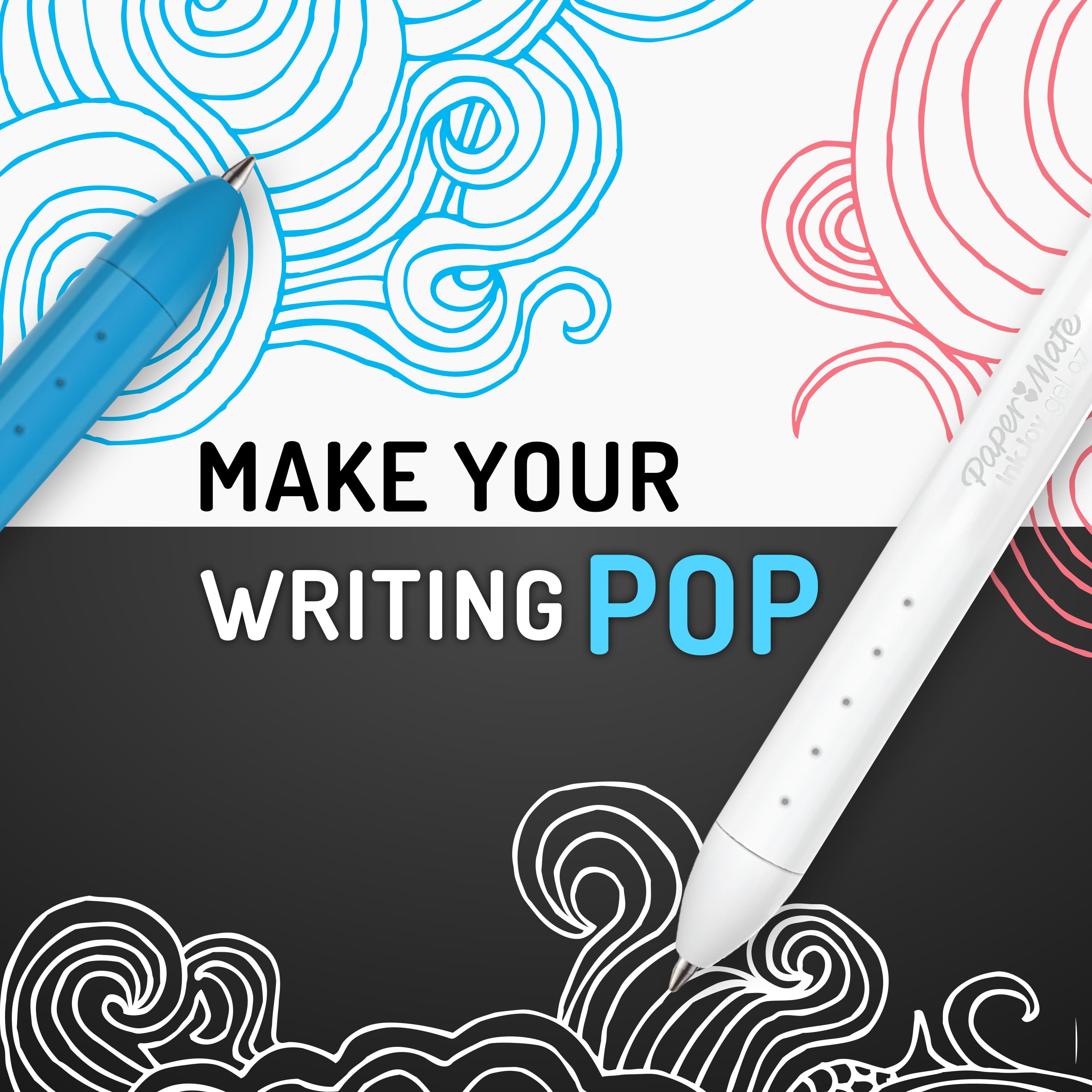 Paper Mate® InkJoy® Bright! 0.7mm Medium Point Gel Pens