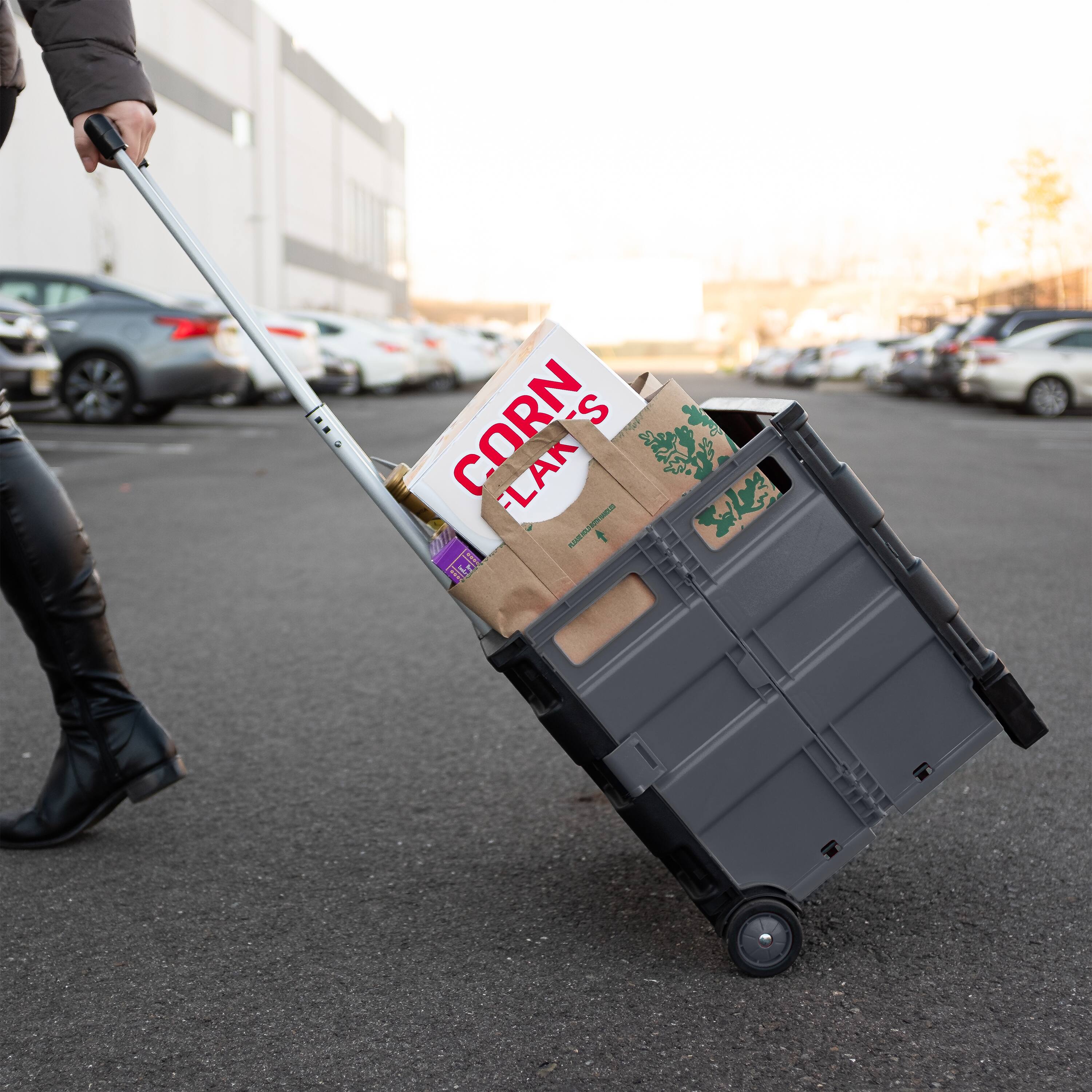 Simplify Jumbo Tote &#x26; Go Collapsible Utility Cart