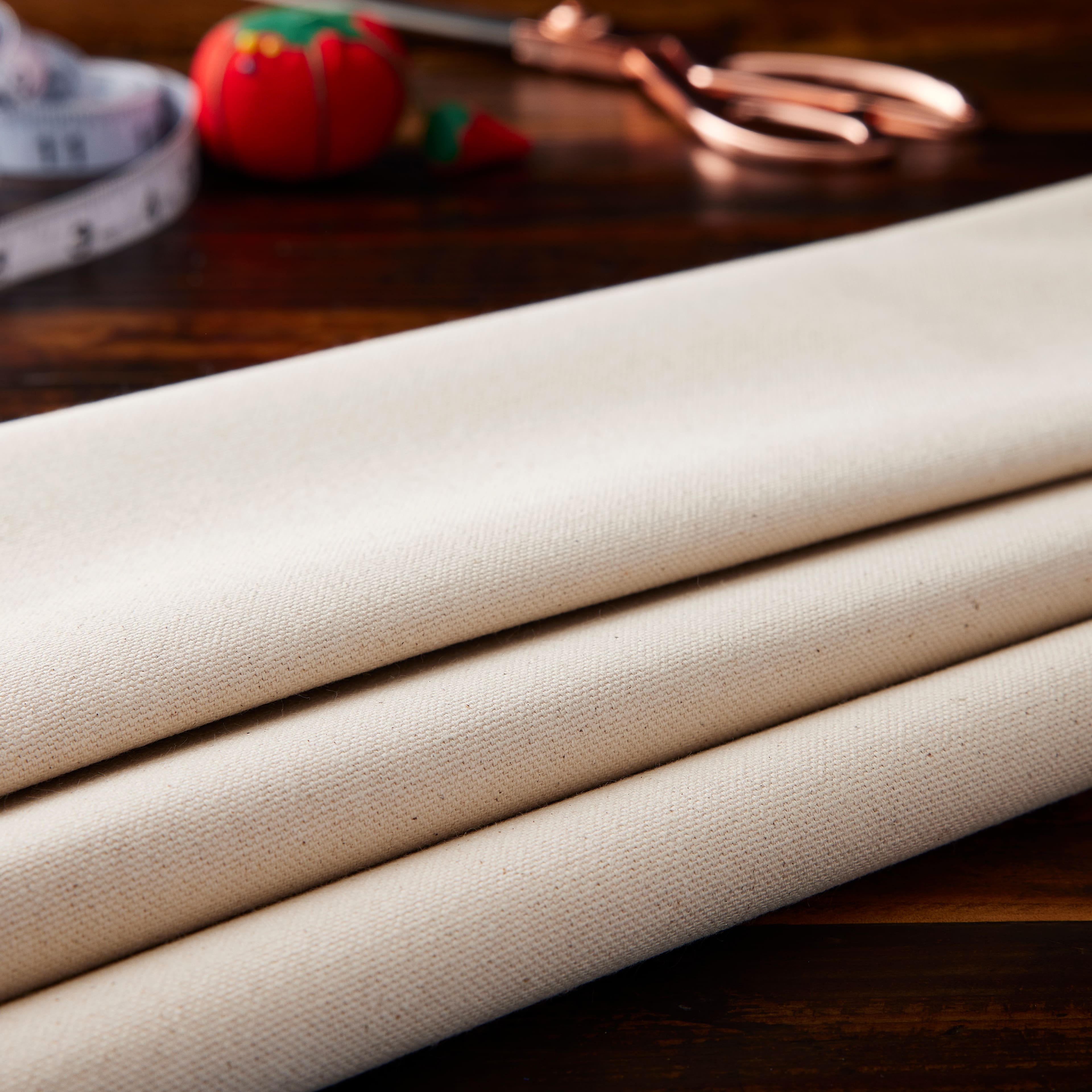 10 yd. Full Bolt: Schott Textiles Natural Cotton Duck Canvas