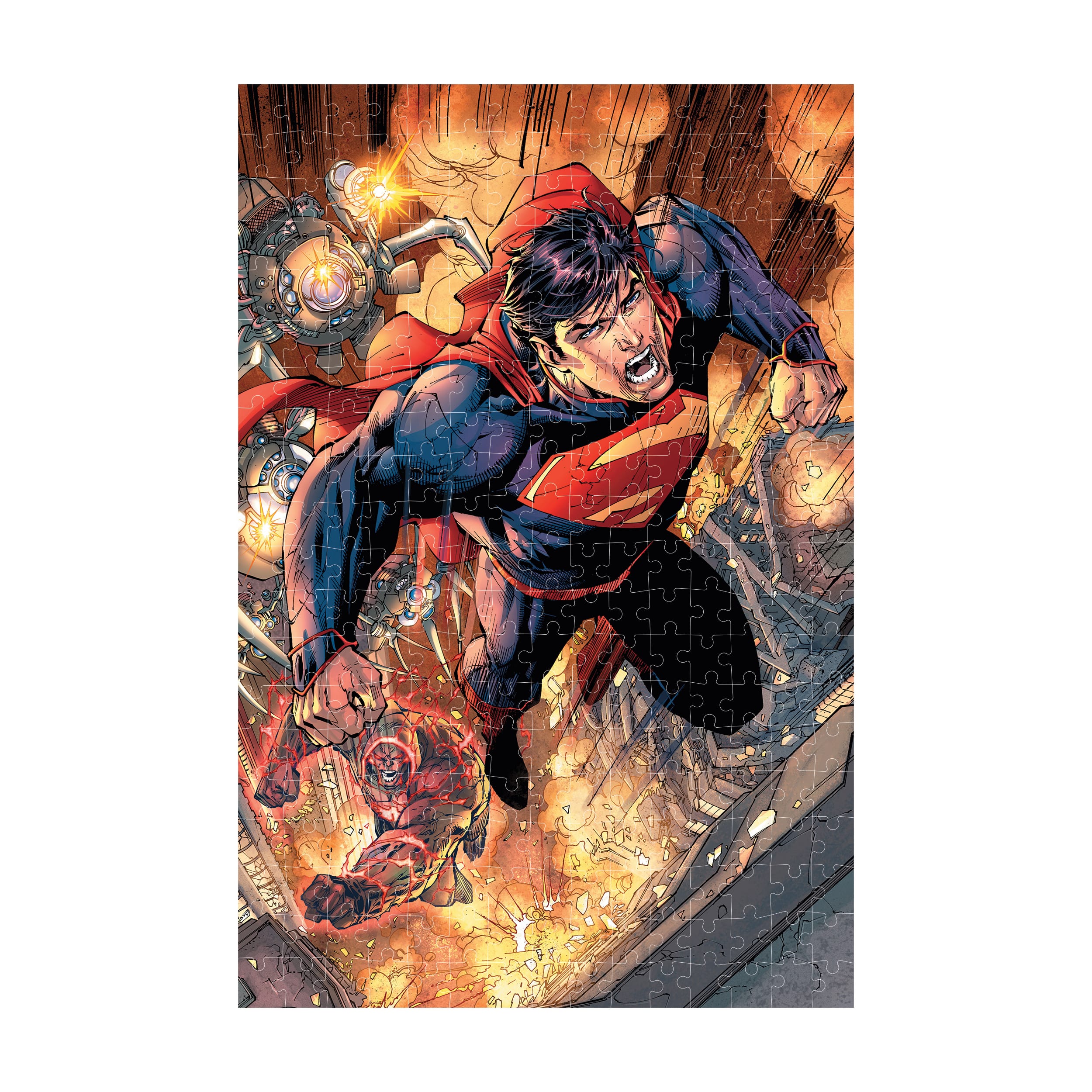 DC Comics - Superman 3D Lenticular Jigsaw Puzzle in a Collectible Tin Book: 300 Pcs By Prime 3D | 9.5" x 7.5" x 2" | Michaels®