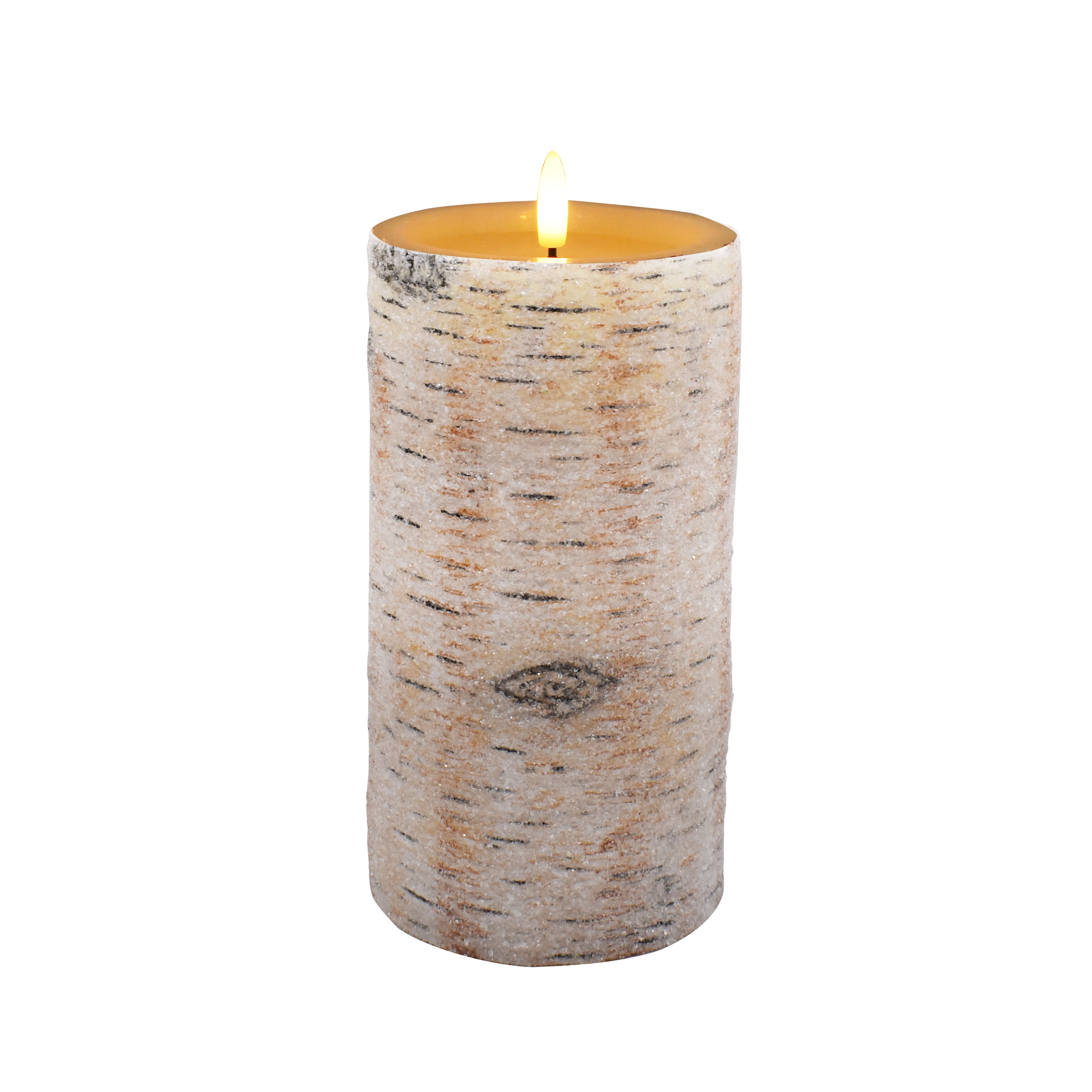 Birch LED Wax Pillar Candle by Ashland&#xAE;
