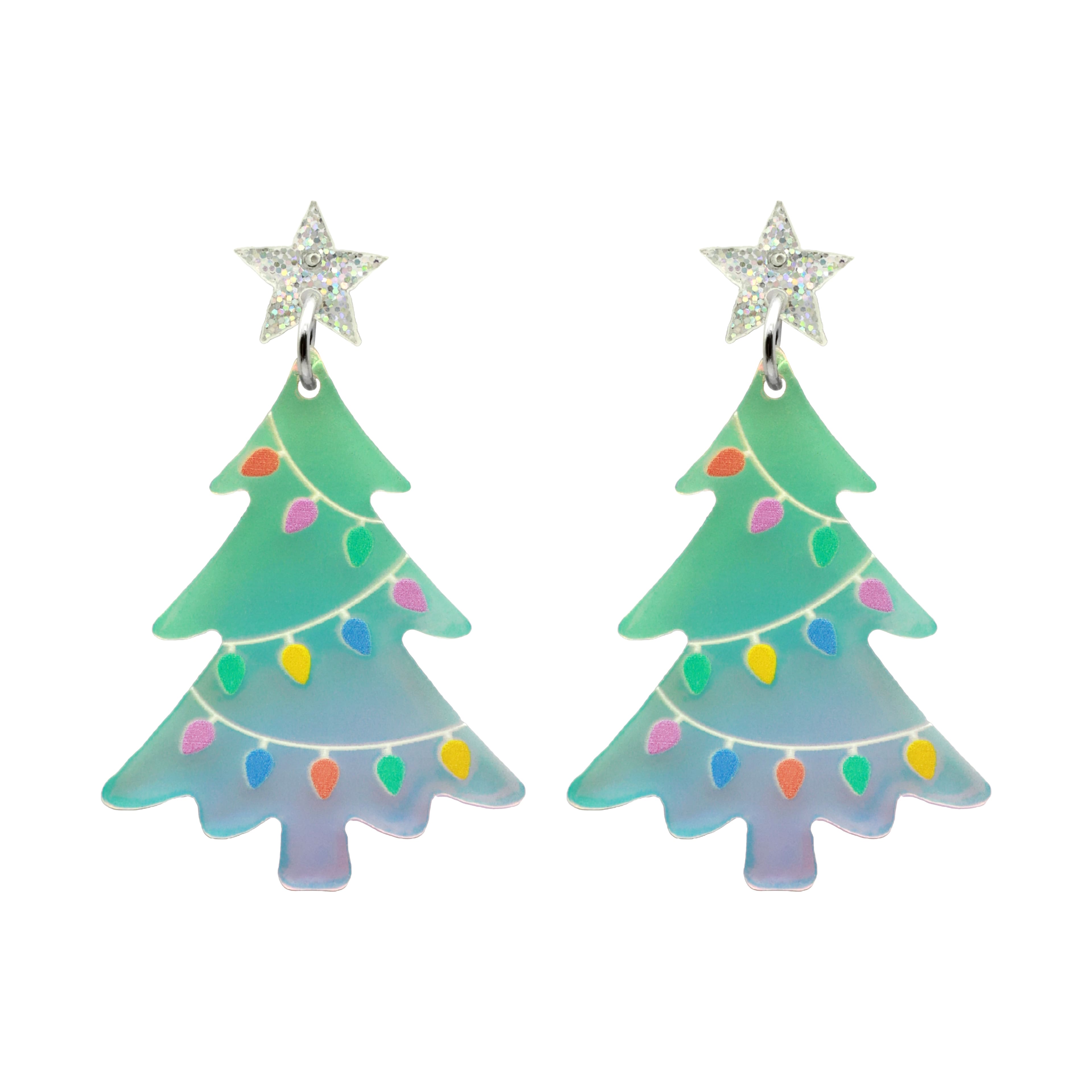 Acrylic Christmas Tree Earrings by Celebrate It&#x2122;