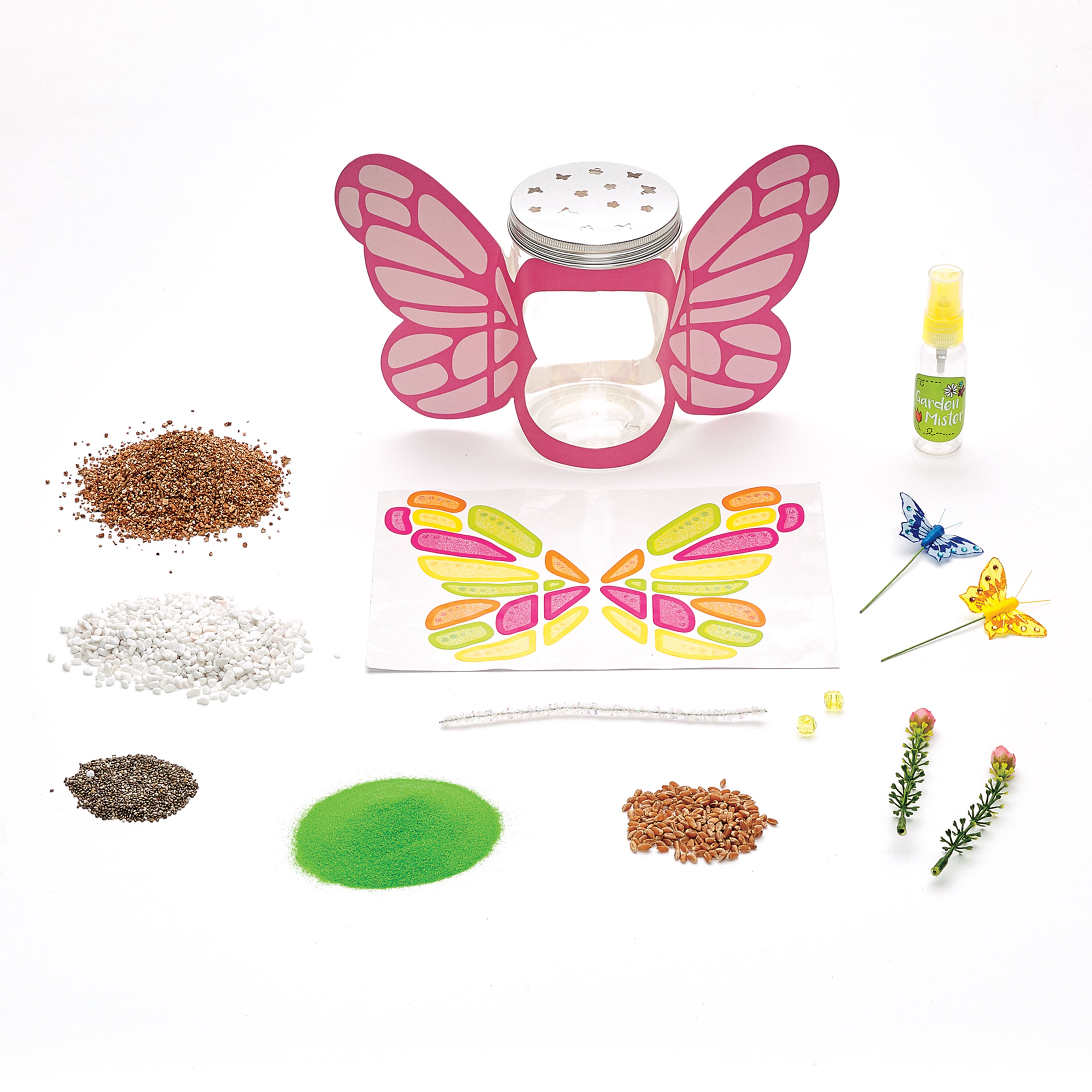 Faber-Castell&#xAE; Creativity for Kids&#xAE; Sparkle &#x26; Grow Butterfly Terrarium