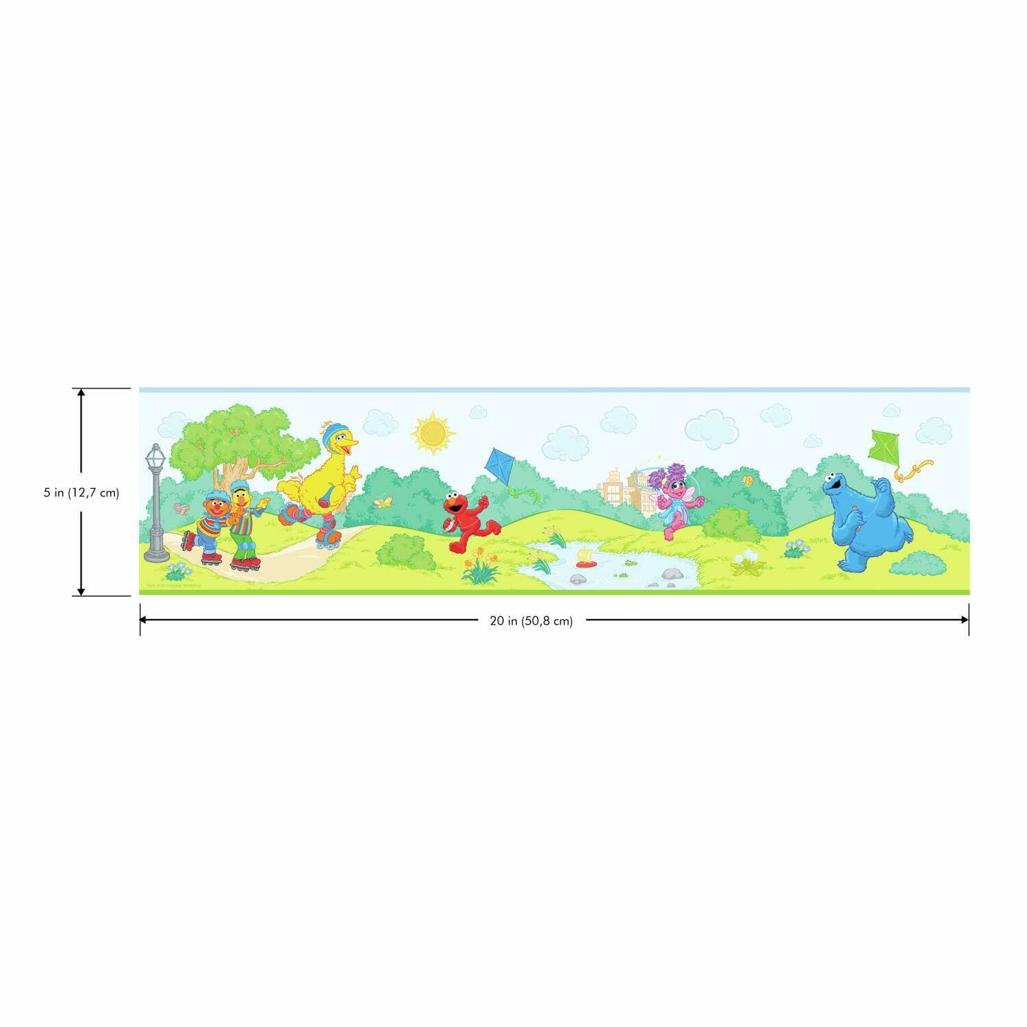 RoomMates Sesame Street&#xAE; Peel &#x26; Stick Border
